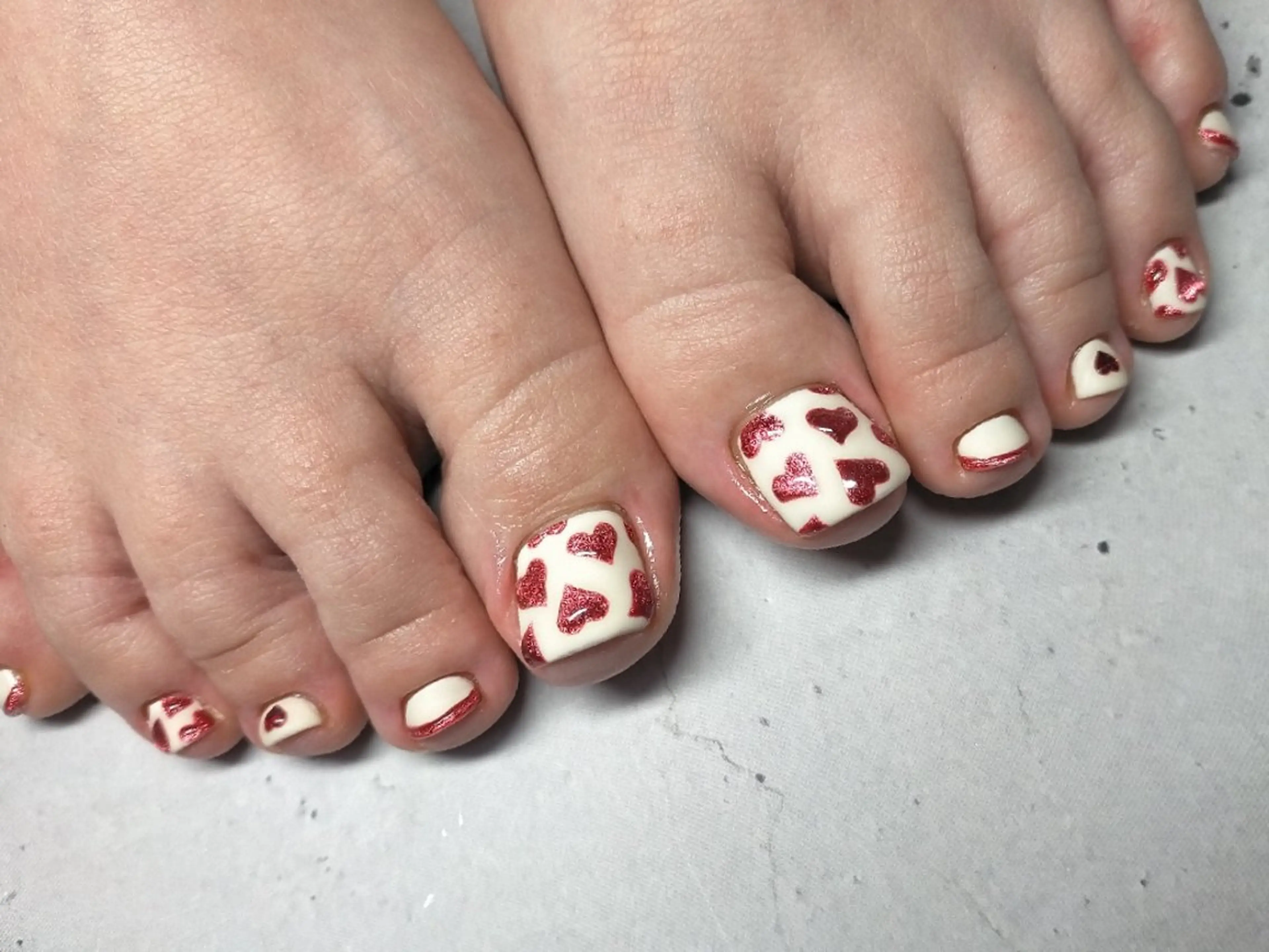 ネイル バレンタイン ネイル＆ホワイトニング   Yu-a所属・yu-a  スカルプ ネイルakiのネイルデザイン