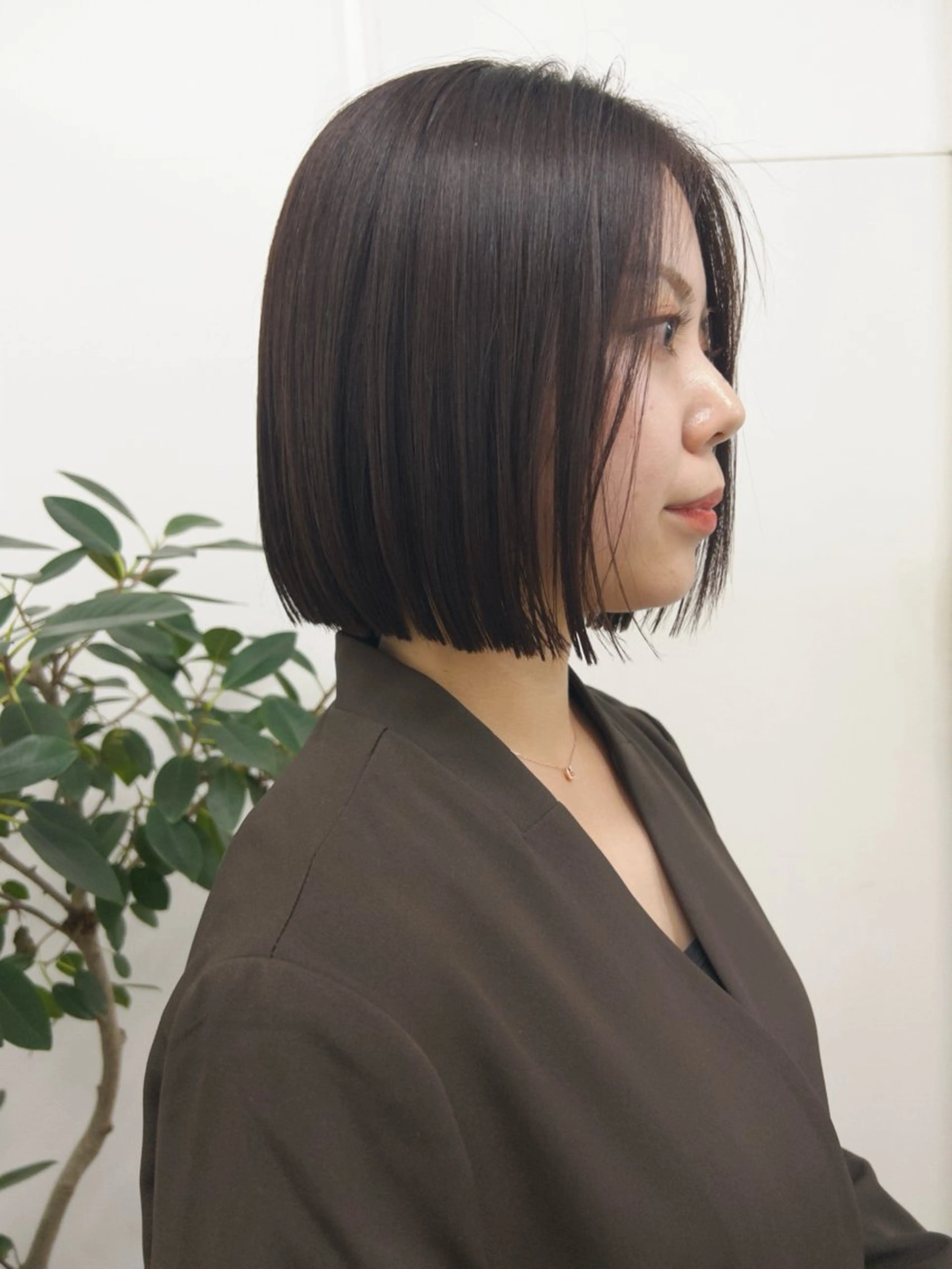 ショート カラー ハンサムショート 黒髪 ボブ 顔周りカット 髪質改善 カット ヘアカラー kii🧺福岡美容室 パーマ/ウルフのヘアスタイル