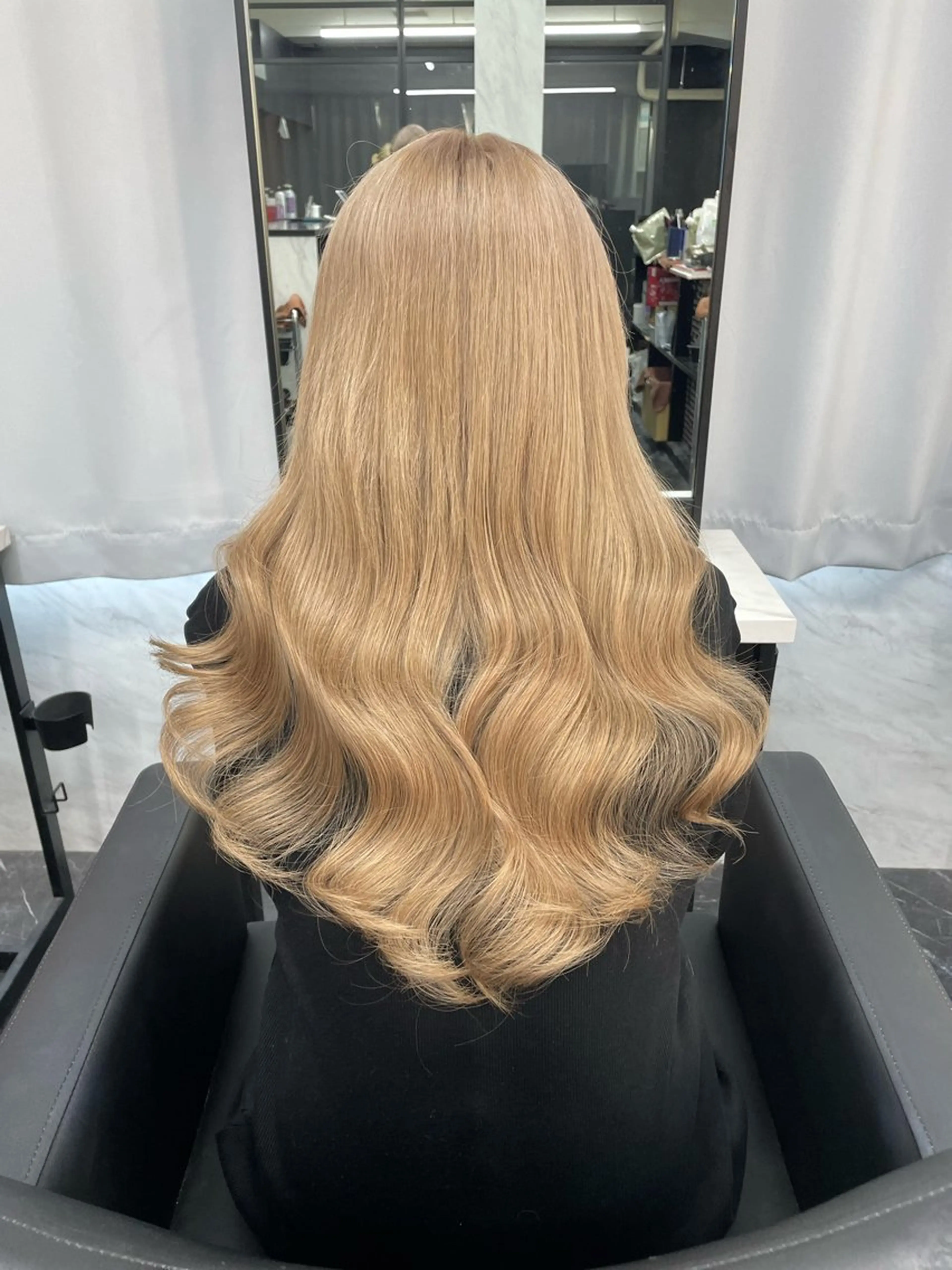 ロング カラー ヘアカラー エクステ Ria OSAKA　梅田所属・マリカ🦋韓国 ハイトーン/エクステのヘアスタイル