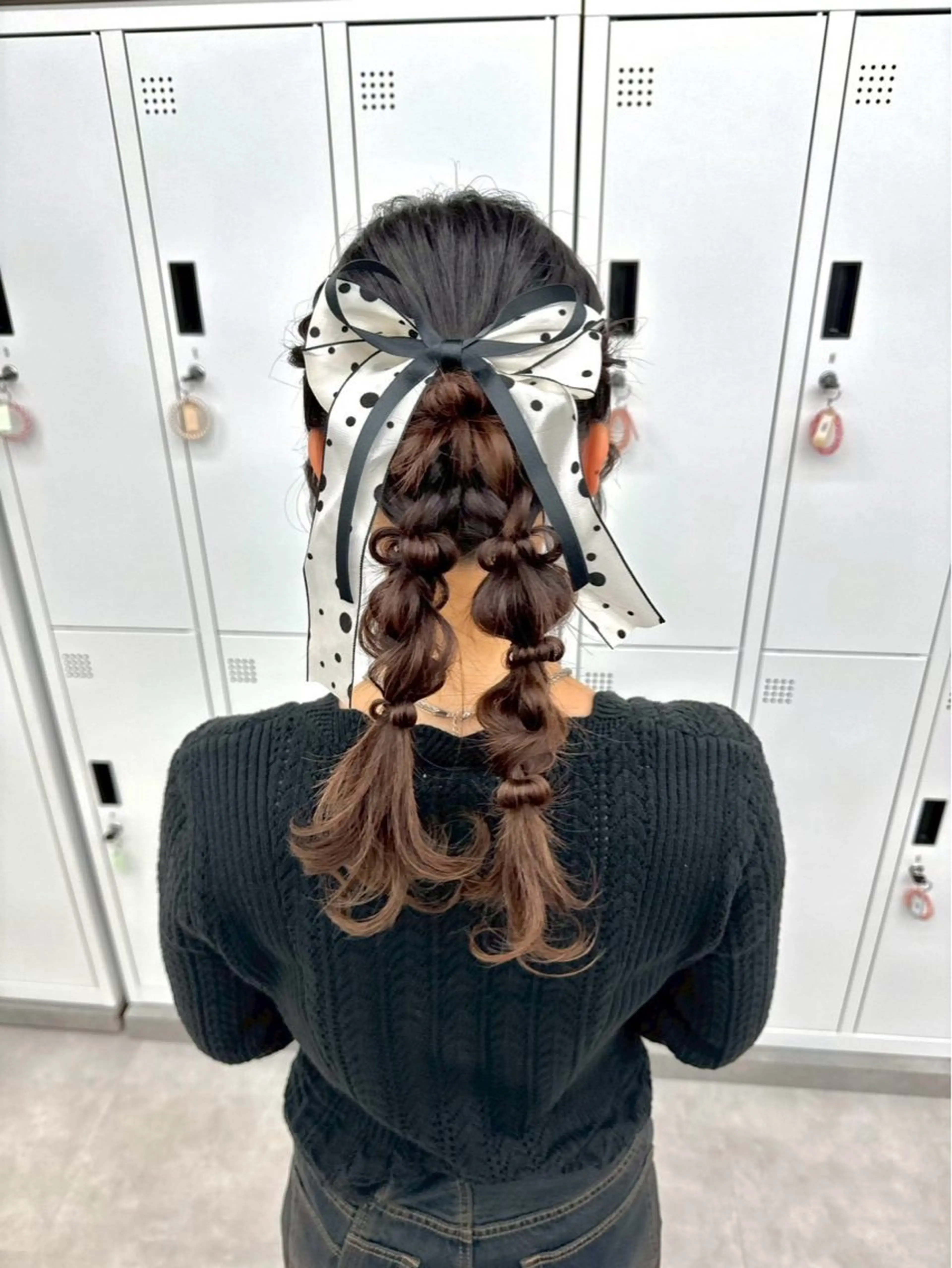 ロング ヘアアレンジ ヘアセット エクステ🫧アレンジ ￤横浜  ももはのヘアスタイル