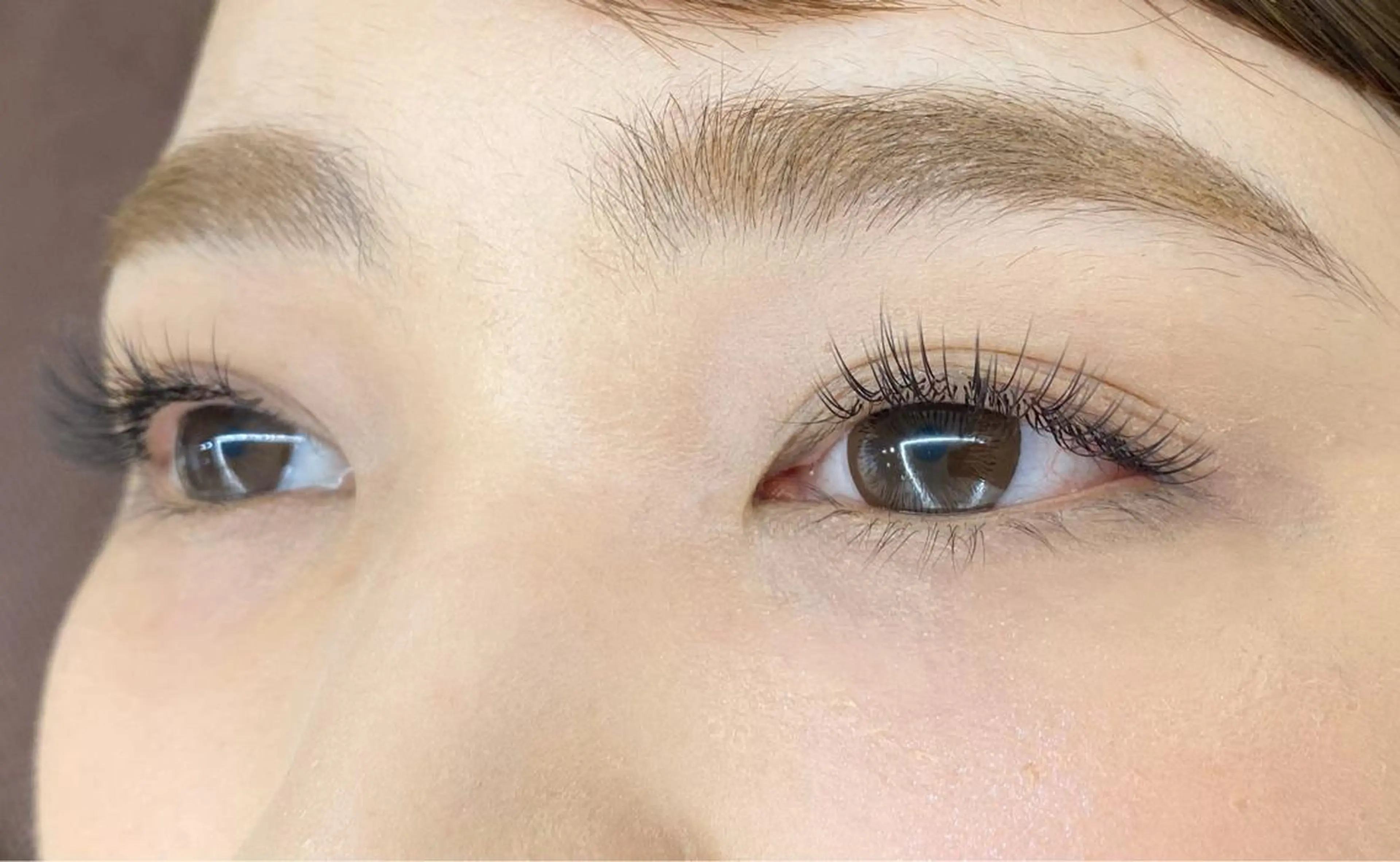 マツエク・マツパ フラットラッシュ LILY BABEのマツエク・マツパデザイン