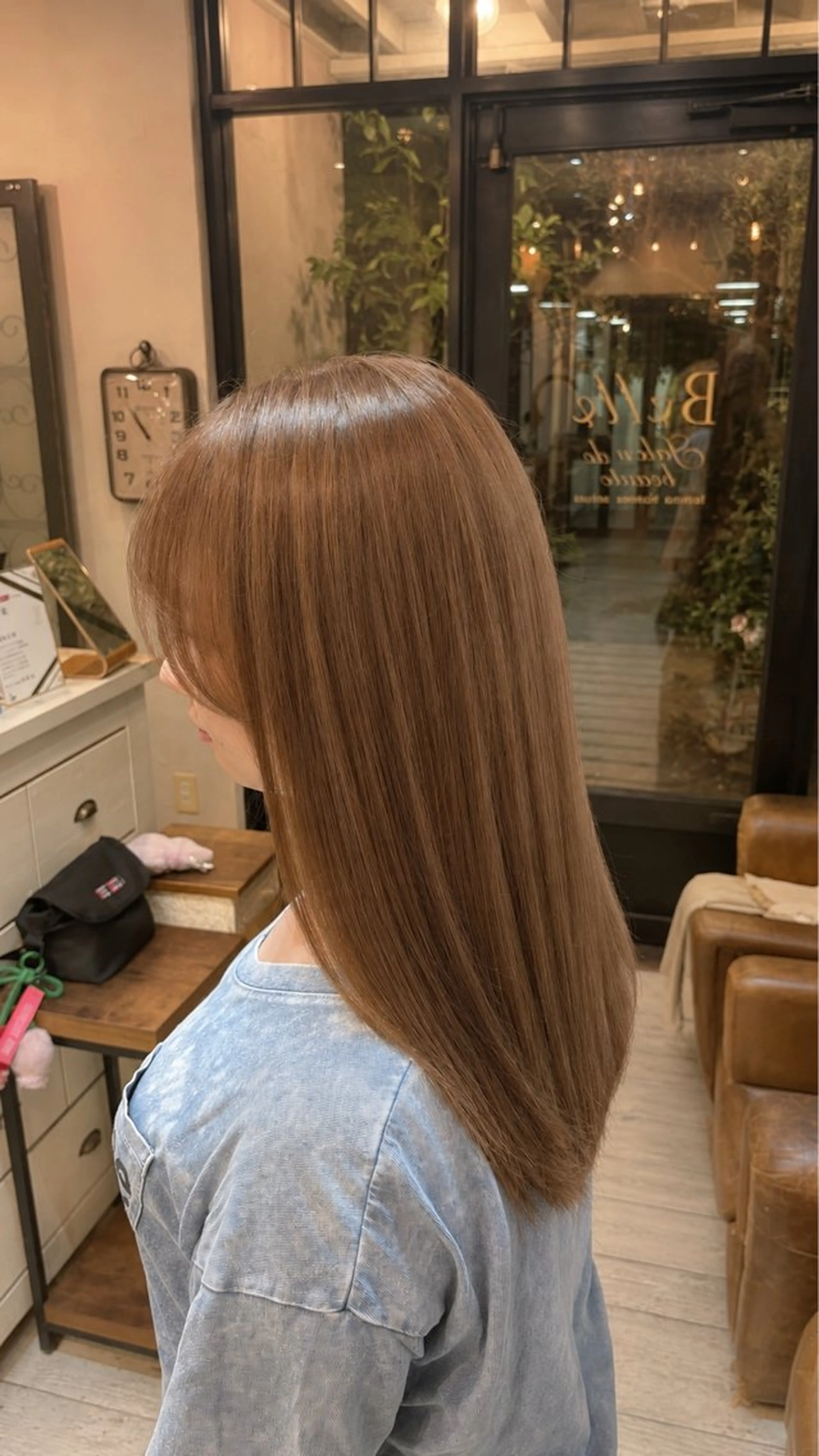 ロング カラー ブラウンカラー 工藤 暖 /透明感カラーのヘアスタイル