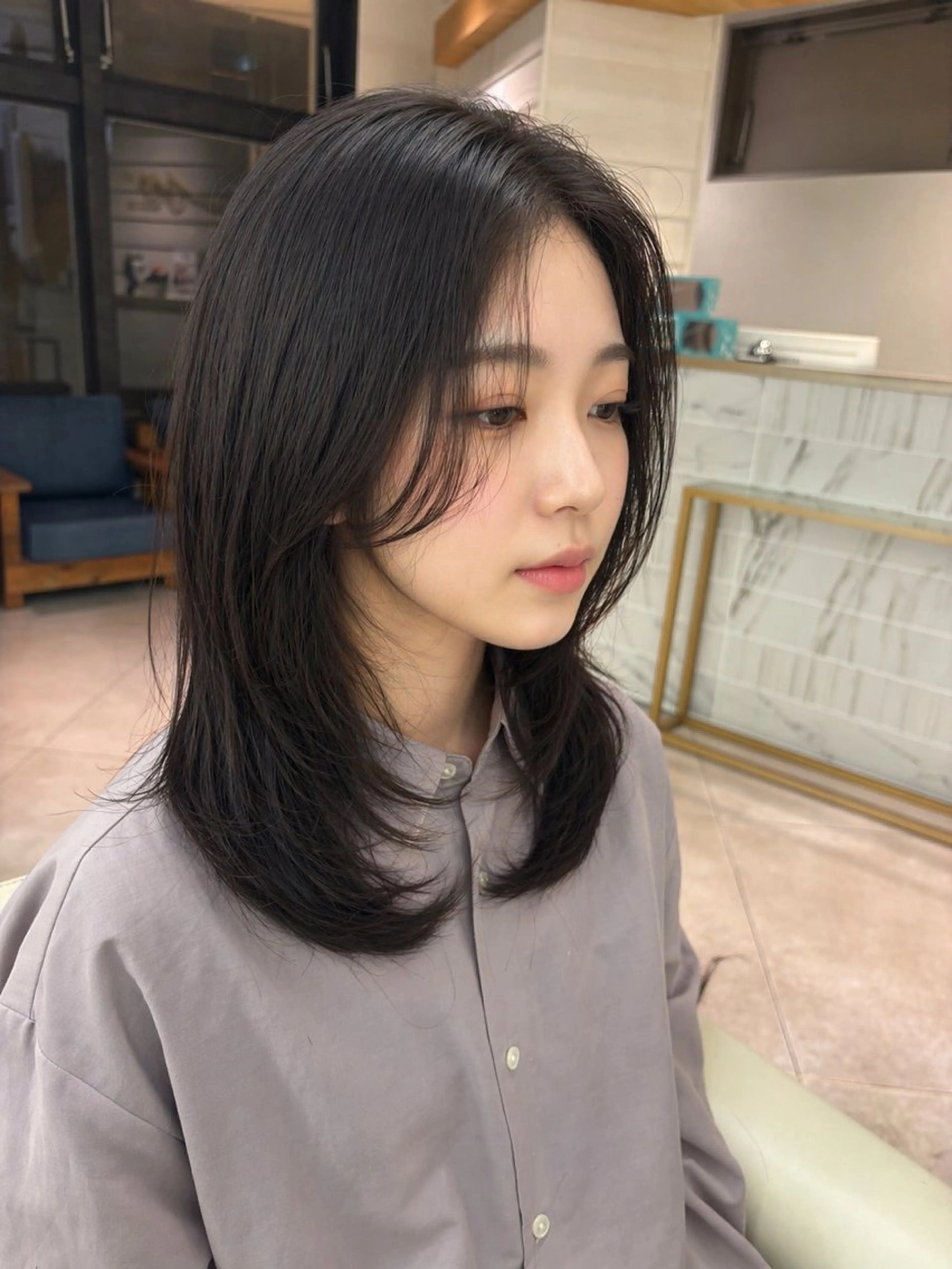 ミディアム ORO池田店　日向 春喜のヘアスタイル