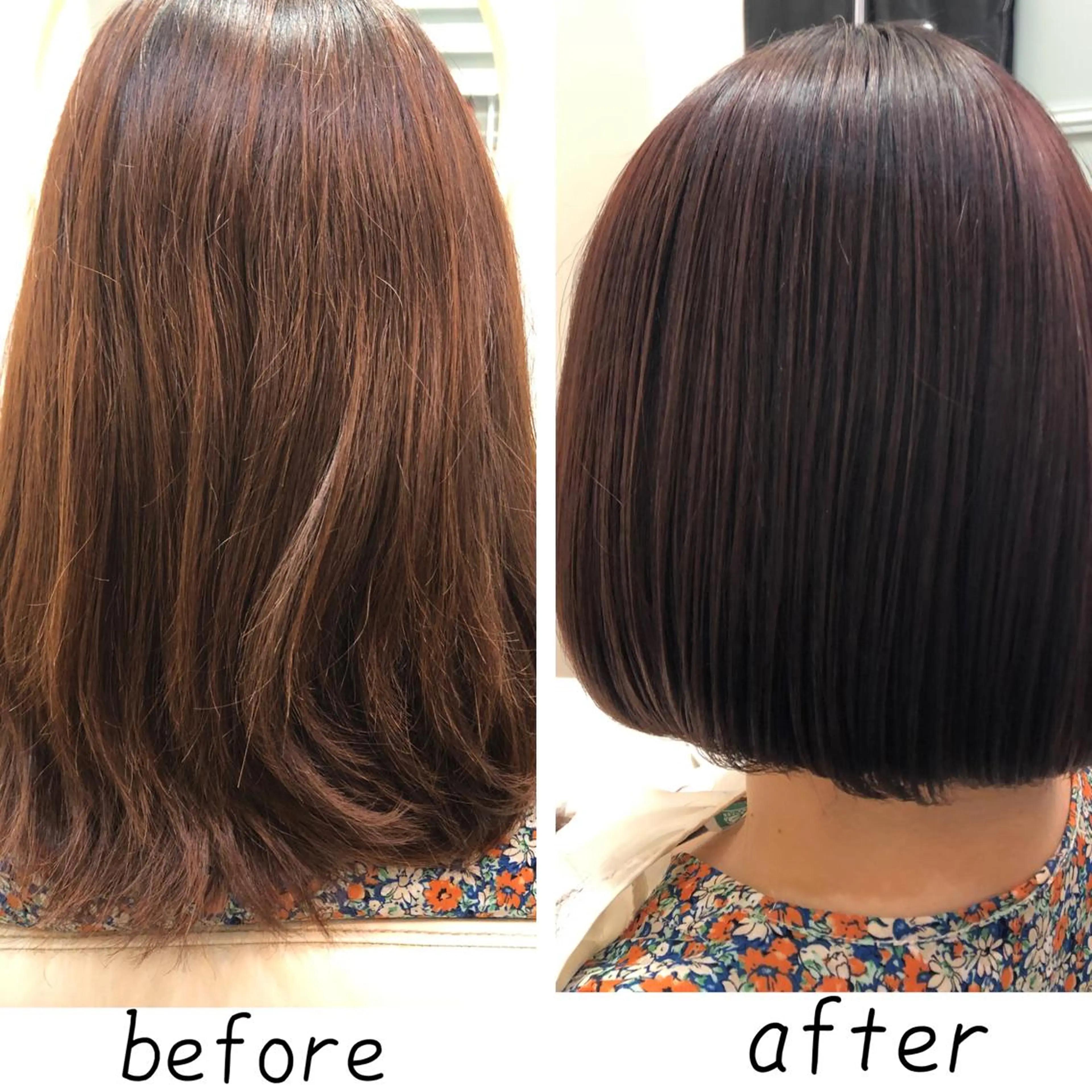 ショート カット 縮毛矯正 トリートメント ✨Less髪質改善✨ シバタのヘアスタイル