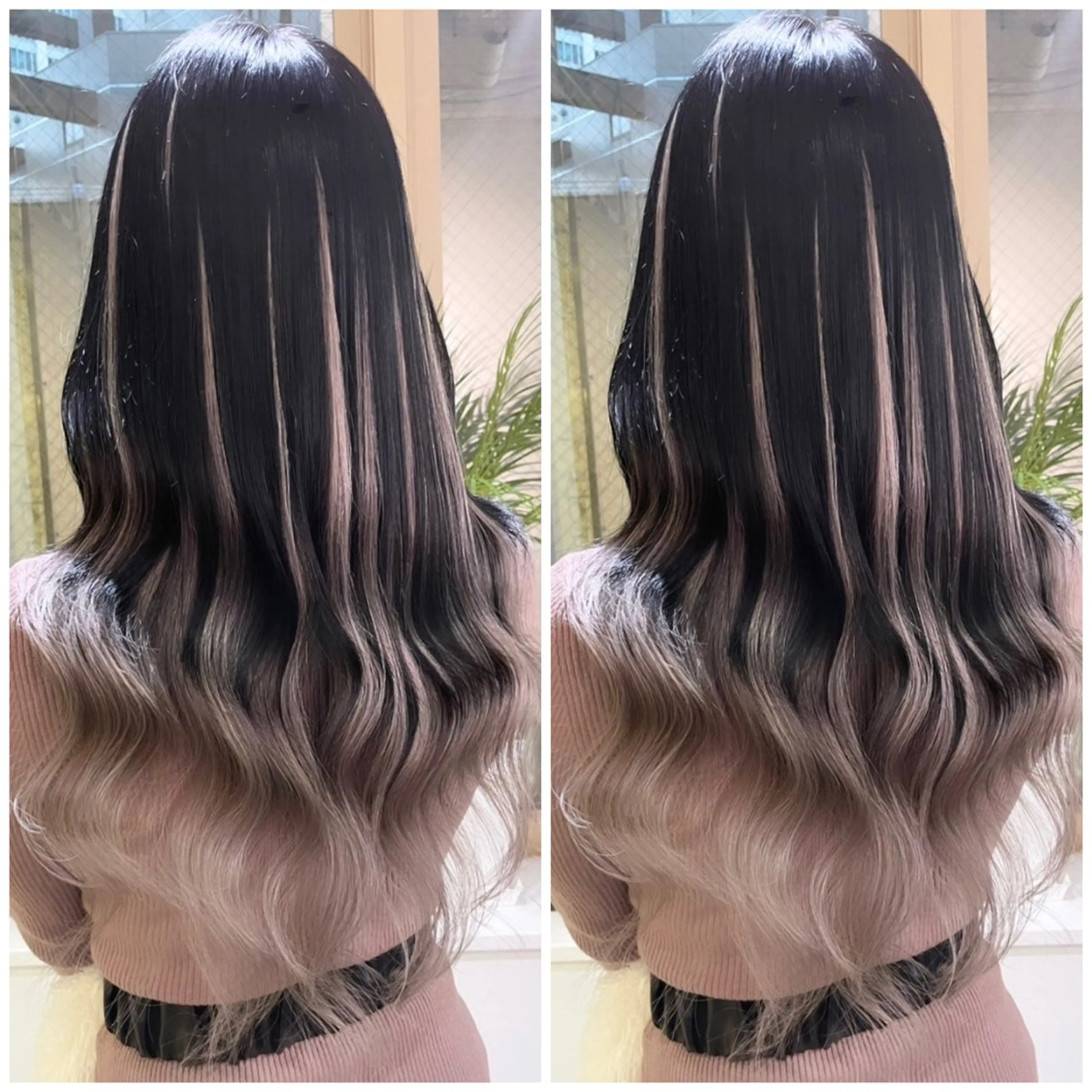 ロング カット ヘアカラー エクステ 🦋プルエクステ ARISA🦋のヘアスタイル