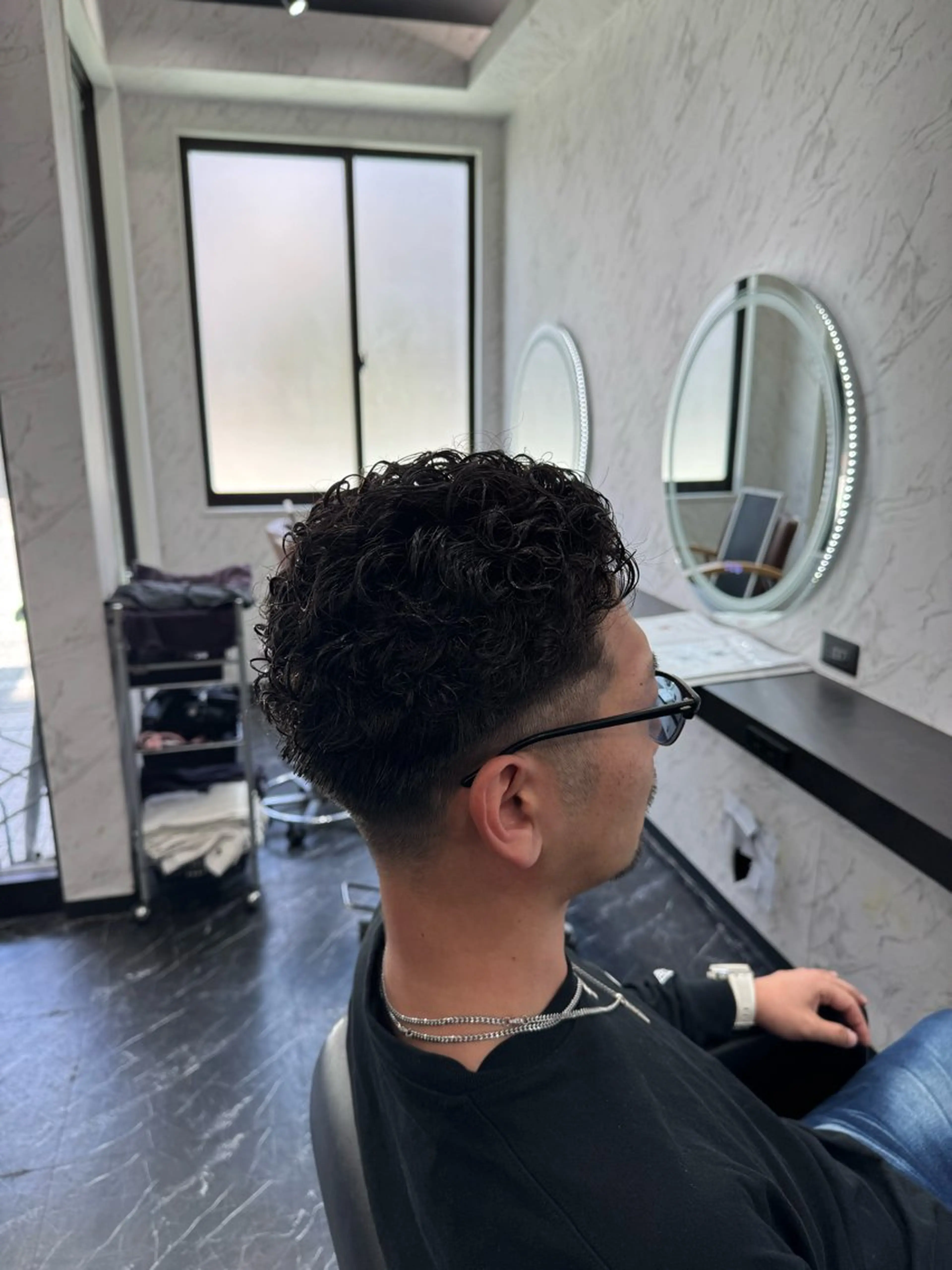 ショート パーマ メンズ メンズパーマ カット パーマ トリートメント LOHAS yuukiのヘアスタイル