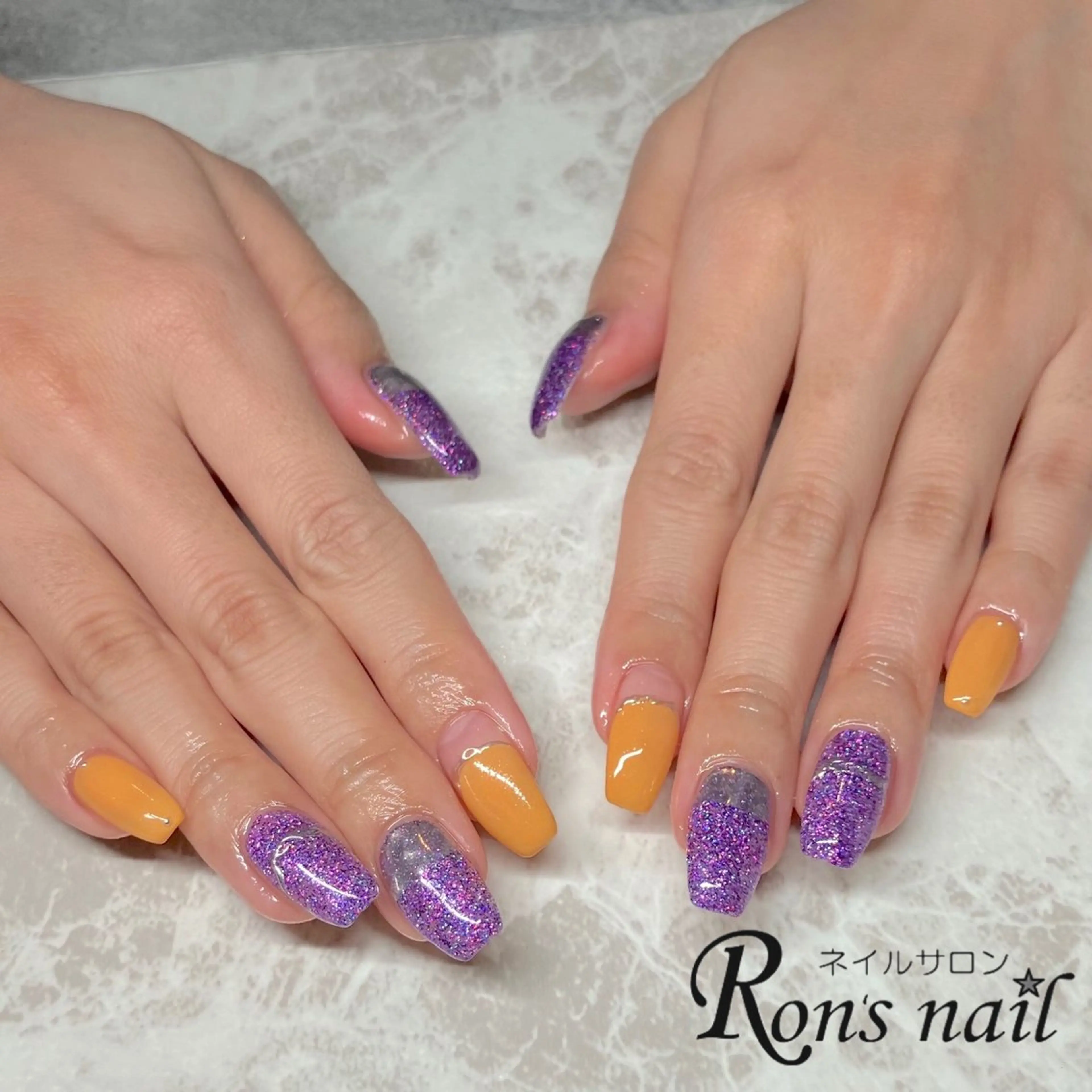 ネイル Ron's nail 笹岡のネイルデザイン