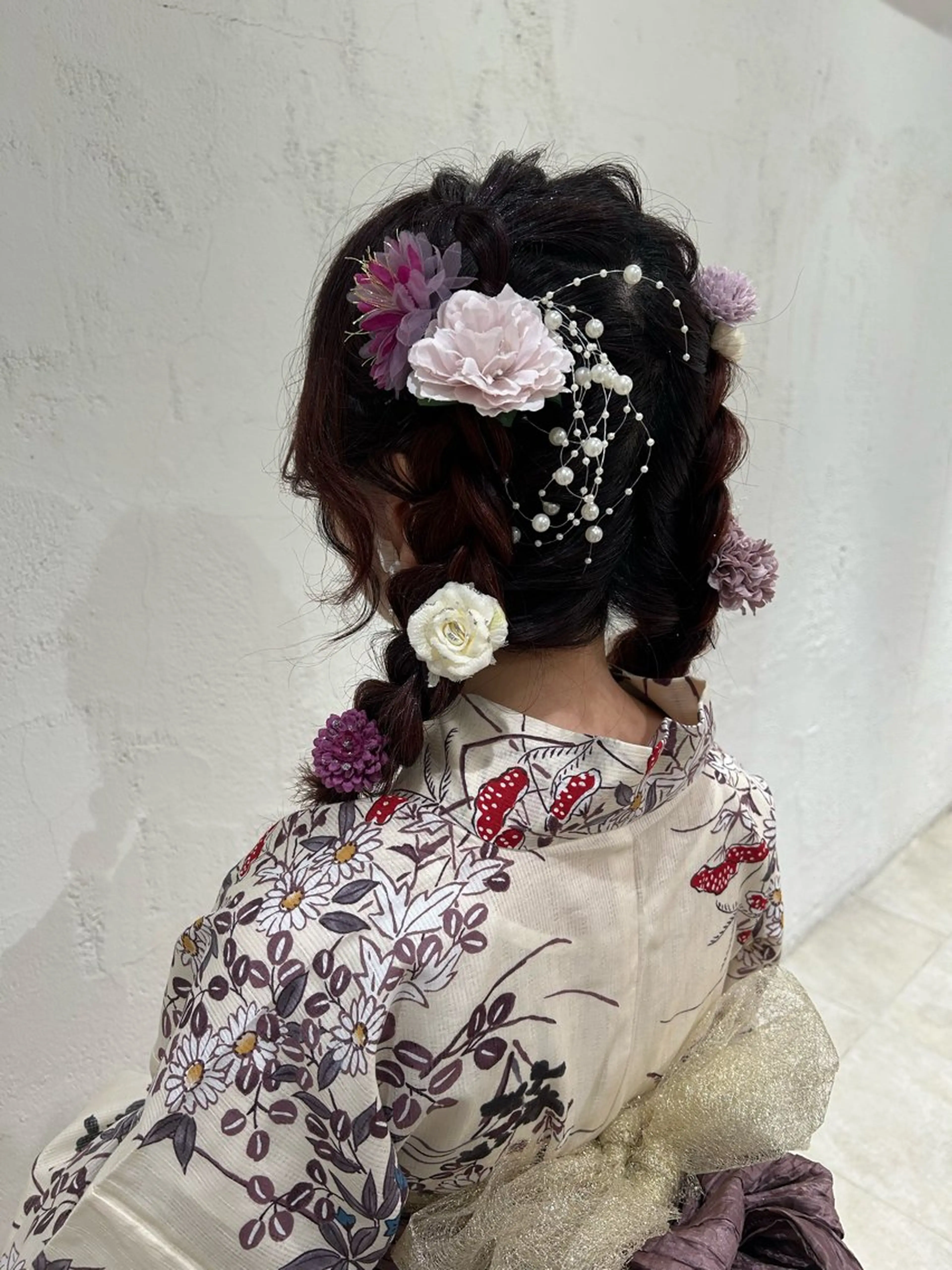 ヘアアレンジ 浴衣 艶カラー🌸アレンジ 🌹Sally🕊️のその他イメージ