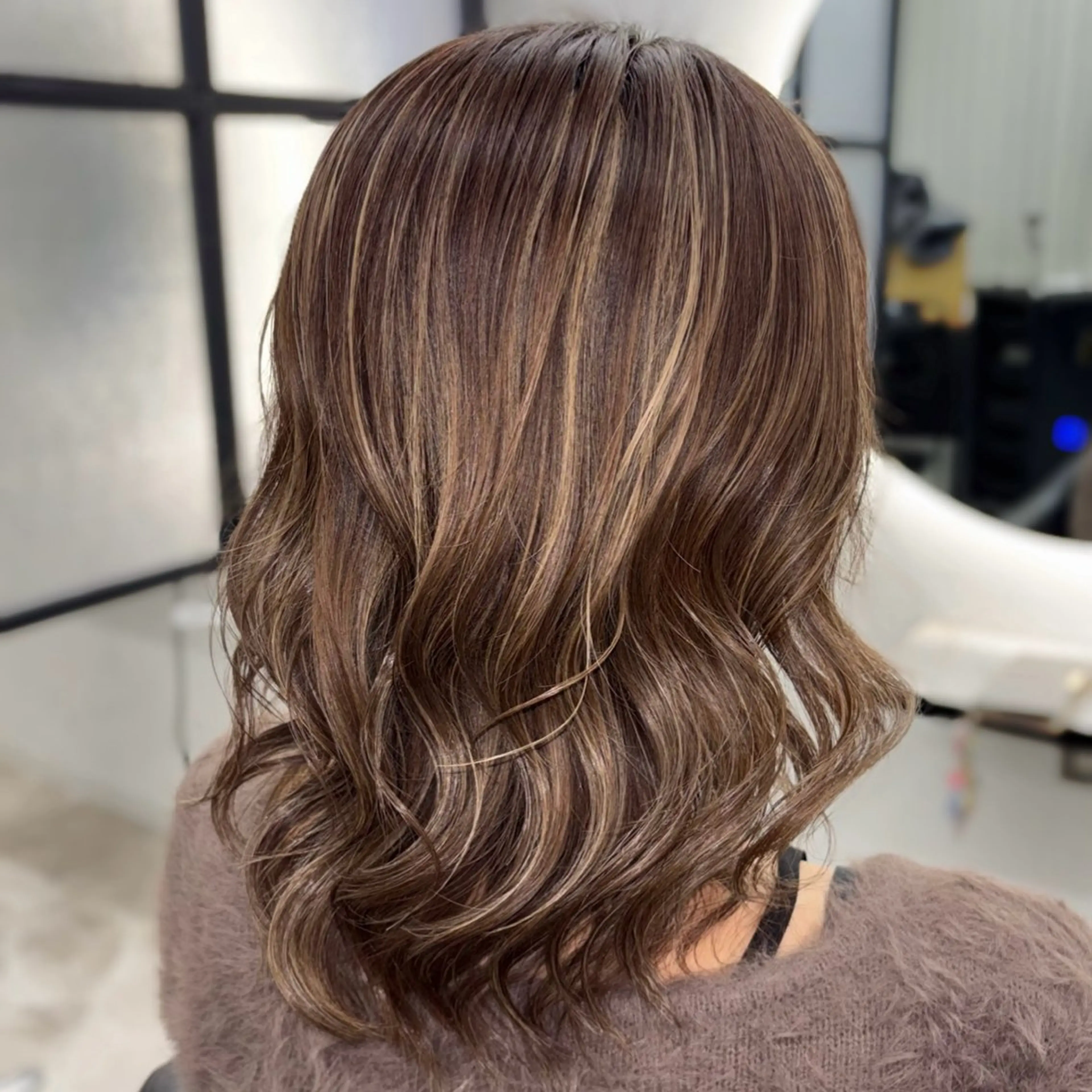 セミロング カラー ヘアカラー Ren. 🦋デザインカラーのヘアスタイル