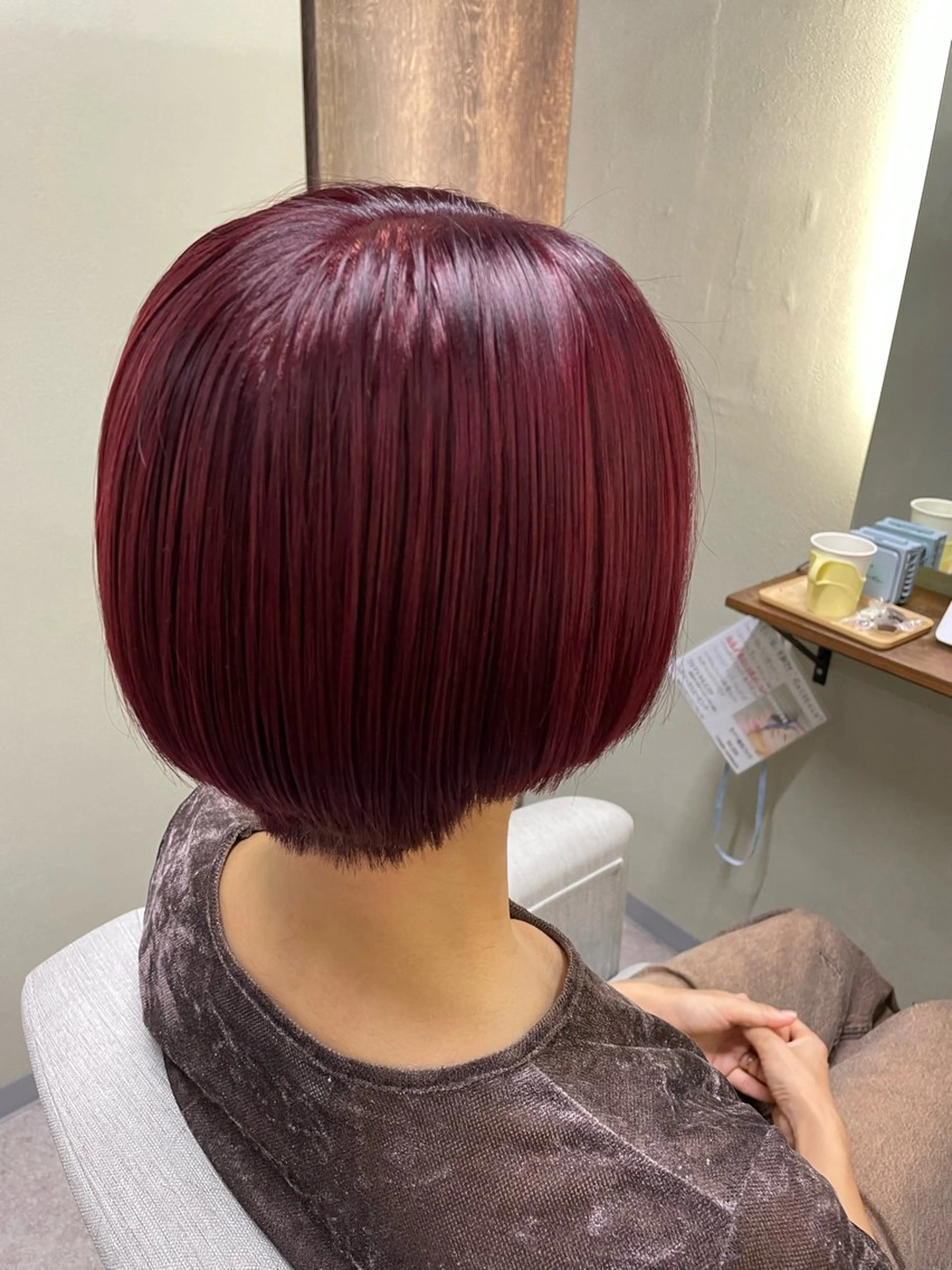 ショート カラー 髪質改善/艶カラー/ 縮毛矯正ダイキのヘアスタイル