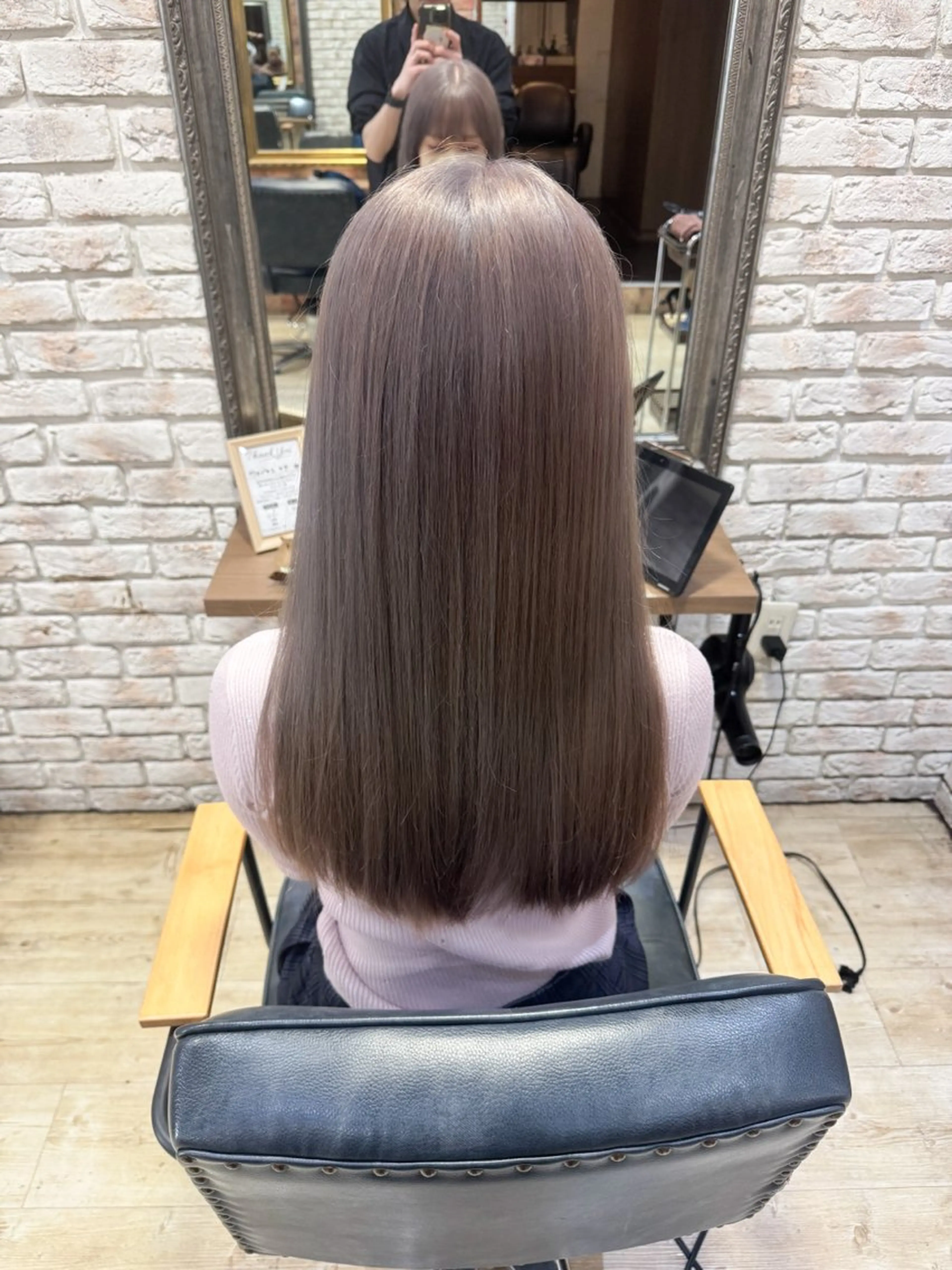 ロング カット ヘアカラー トリートメント 古川 流久のヘアスタイル