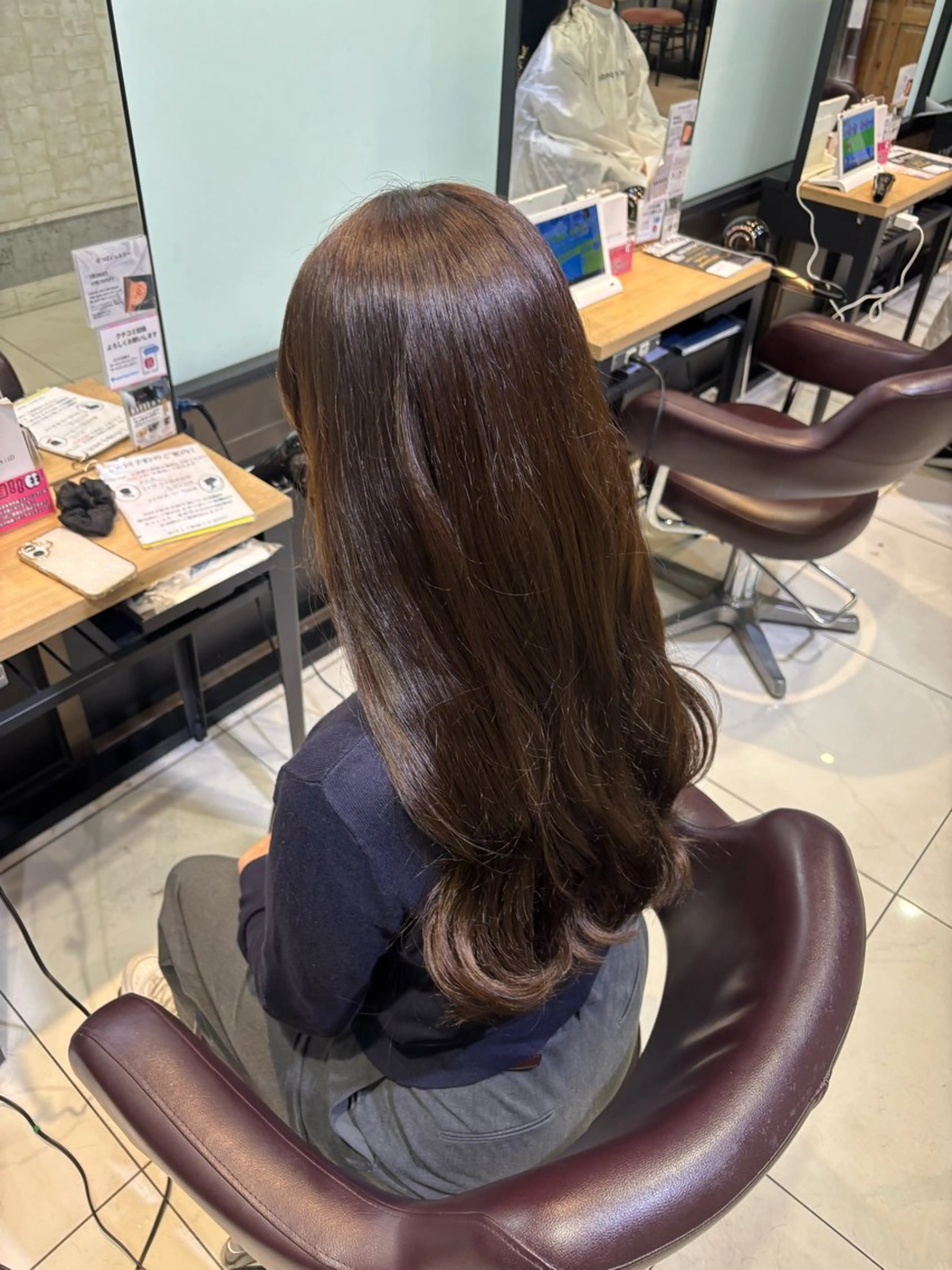 ロング カラー ヘアカラー 韓国髪質改善艶カラー /レイヤー/miyuのヘアスタイル