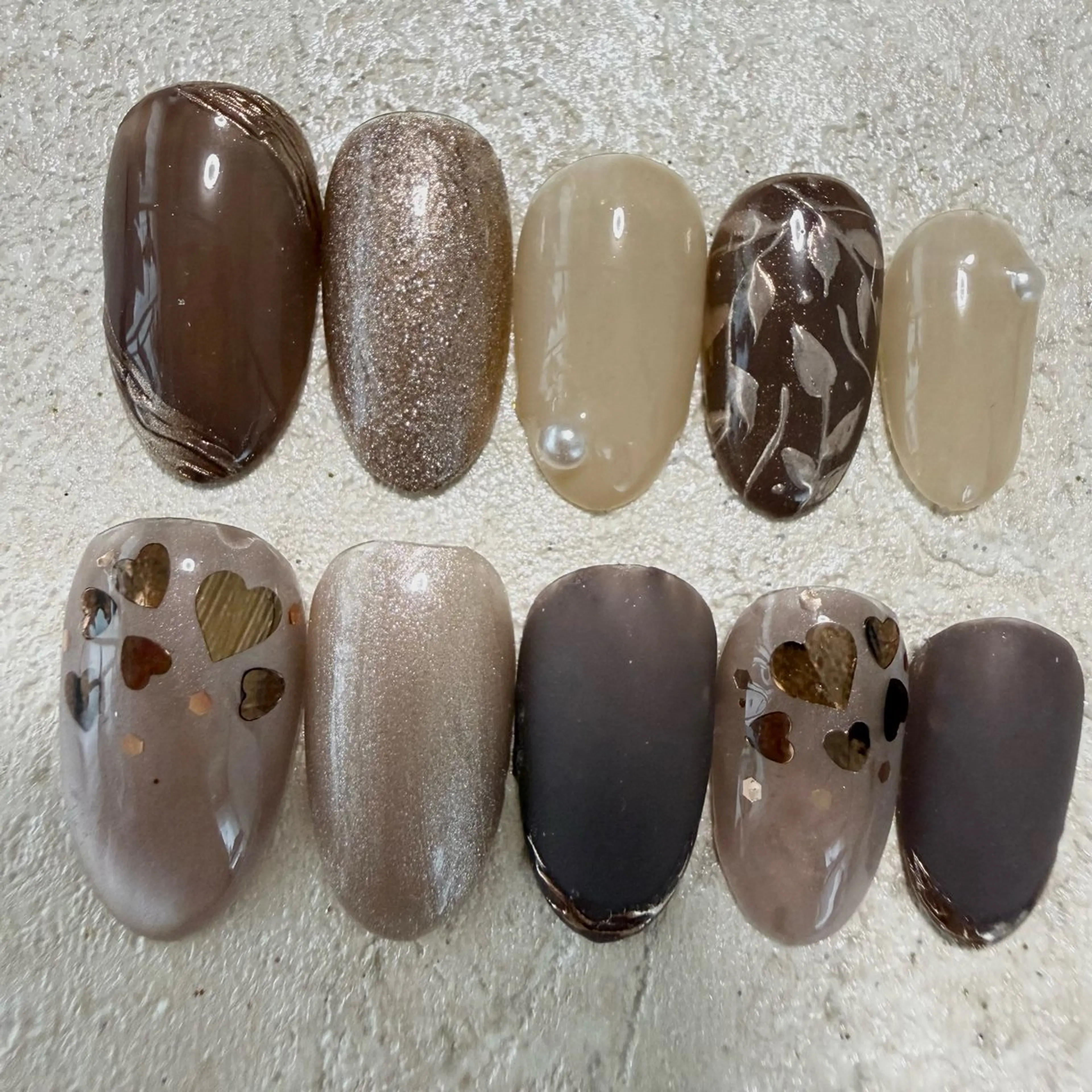 【ハンドジェル】 季節のデザインやトレンドアートたっぷりコースの写真