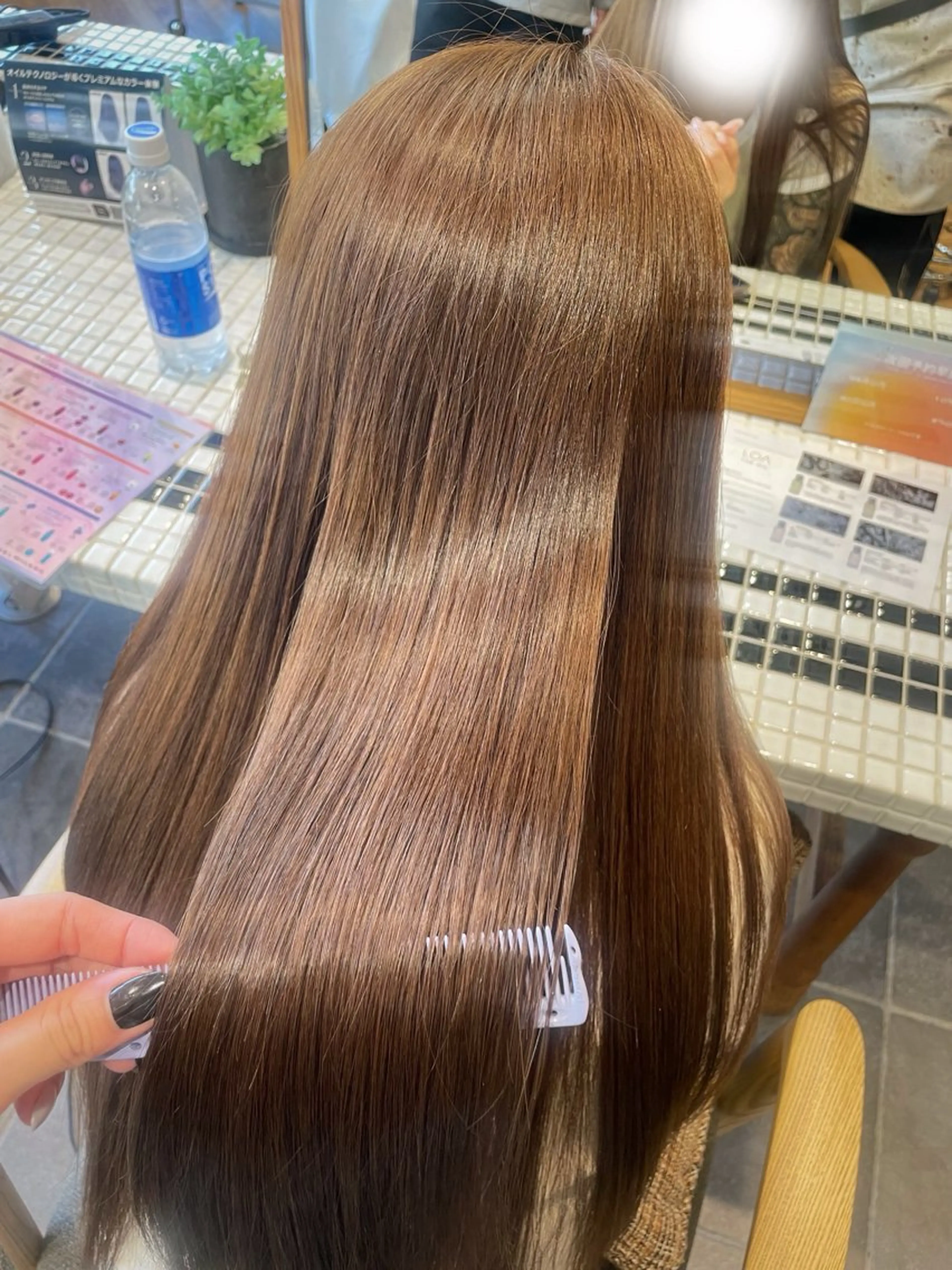 ロング カラー トリートメント 𝒚𝒖-𝒓𝒊 ⸝⋆艶color🌙のヘアスタイル