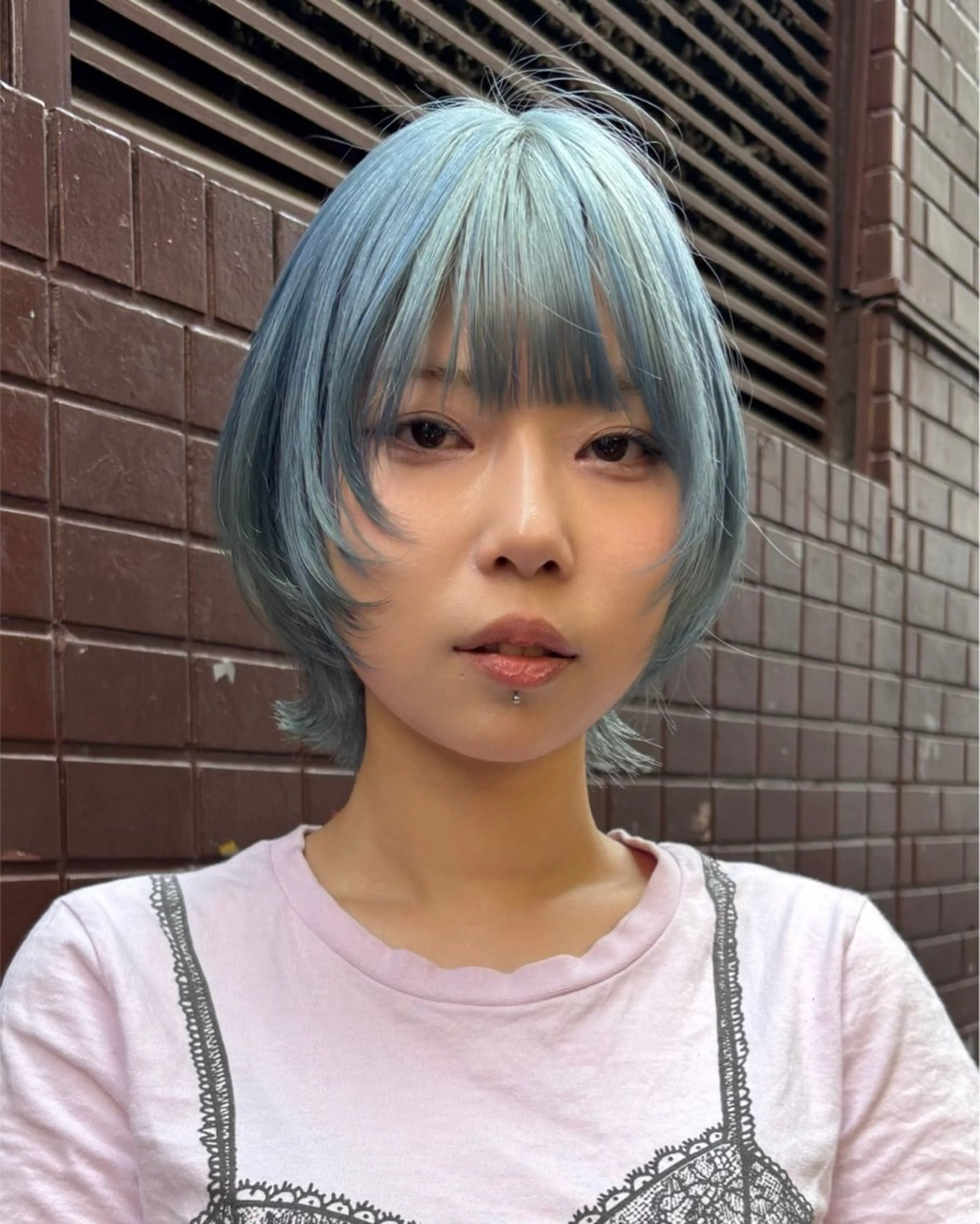 ショート ヘアカラー 【ブリーチ/ヘアセ ット】Kano🎀のヘアスタイル