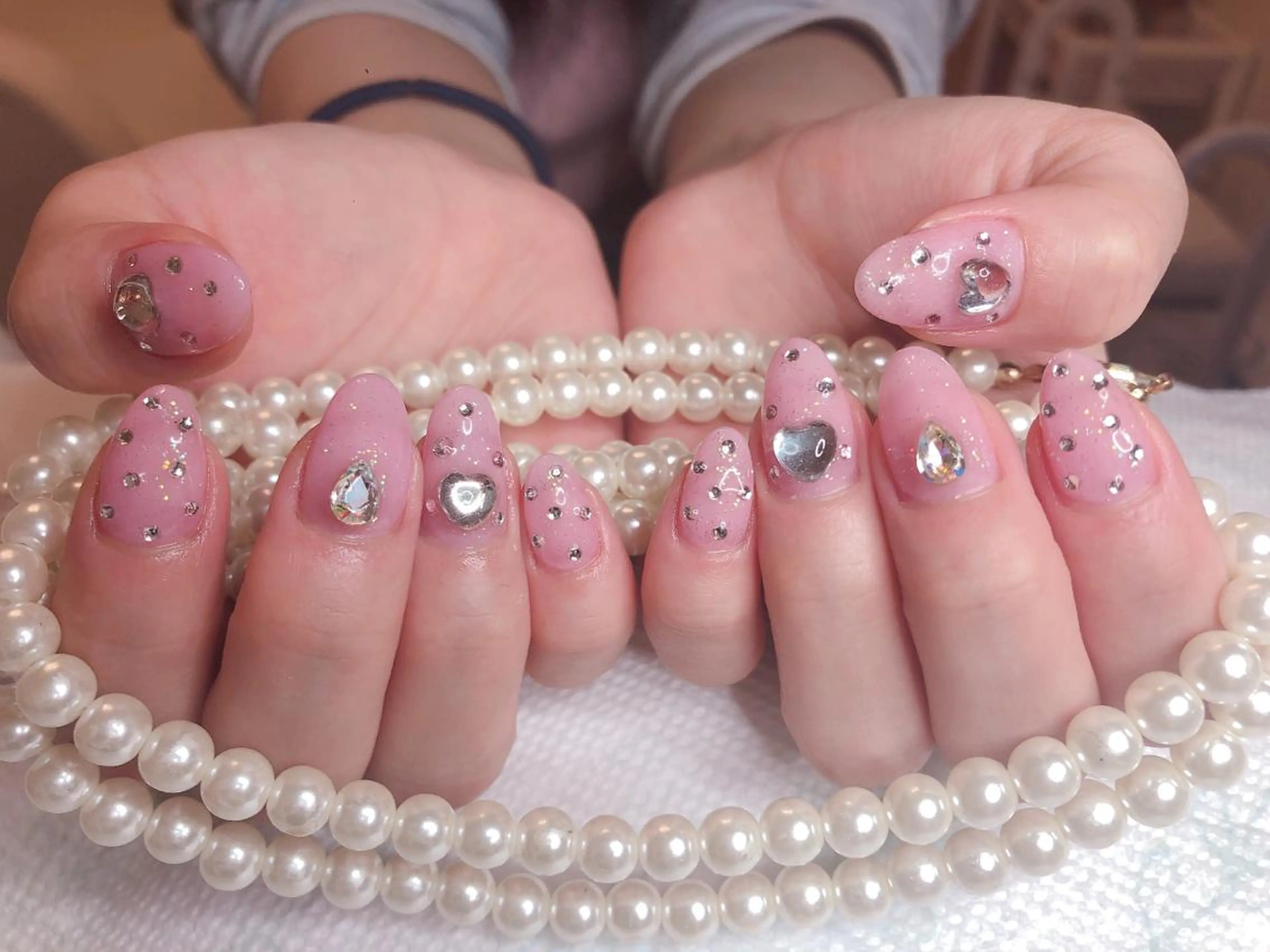 ミディアム ネイル 長さ出し専門 nynaのネイルデザイン