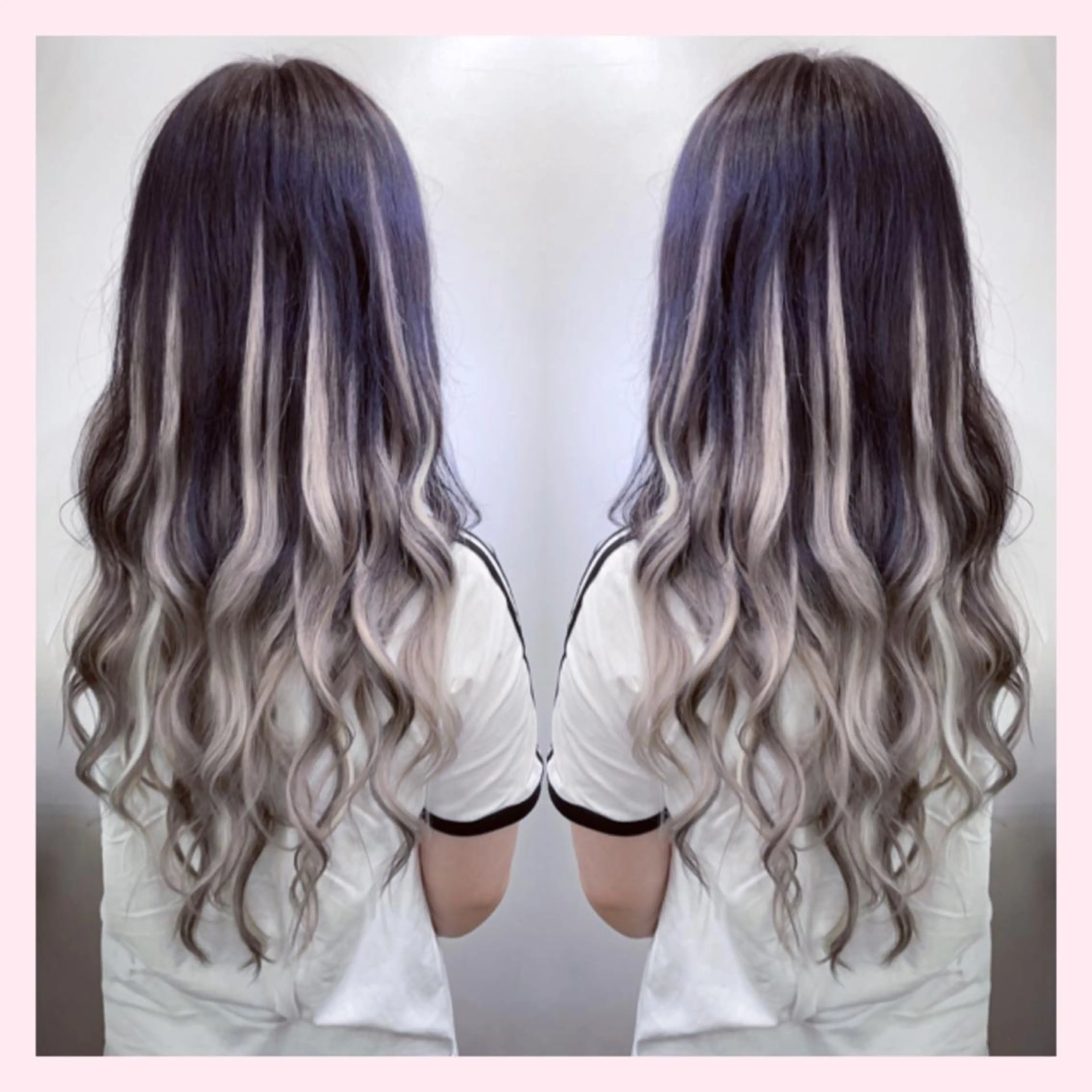 ロング カラー エクステ シシド ユウスケ Aceのヘアスタイル