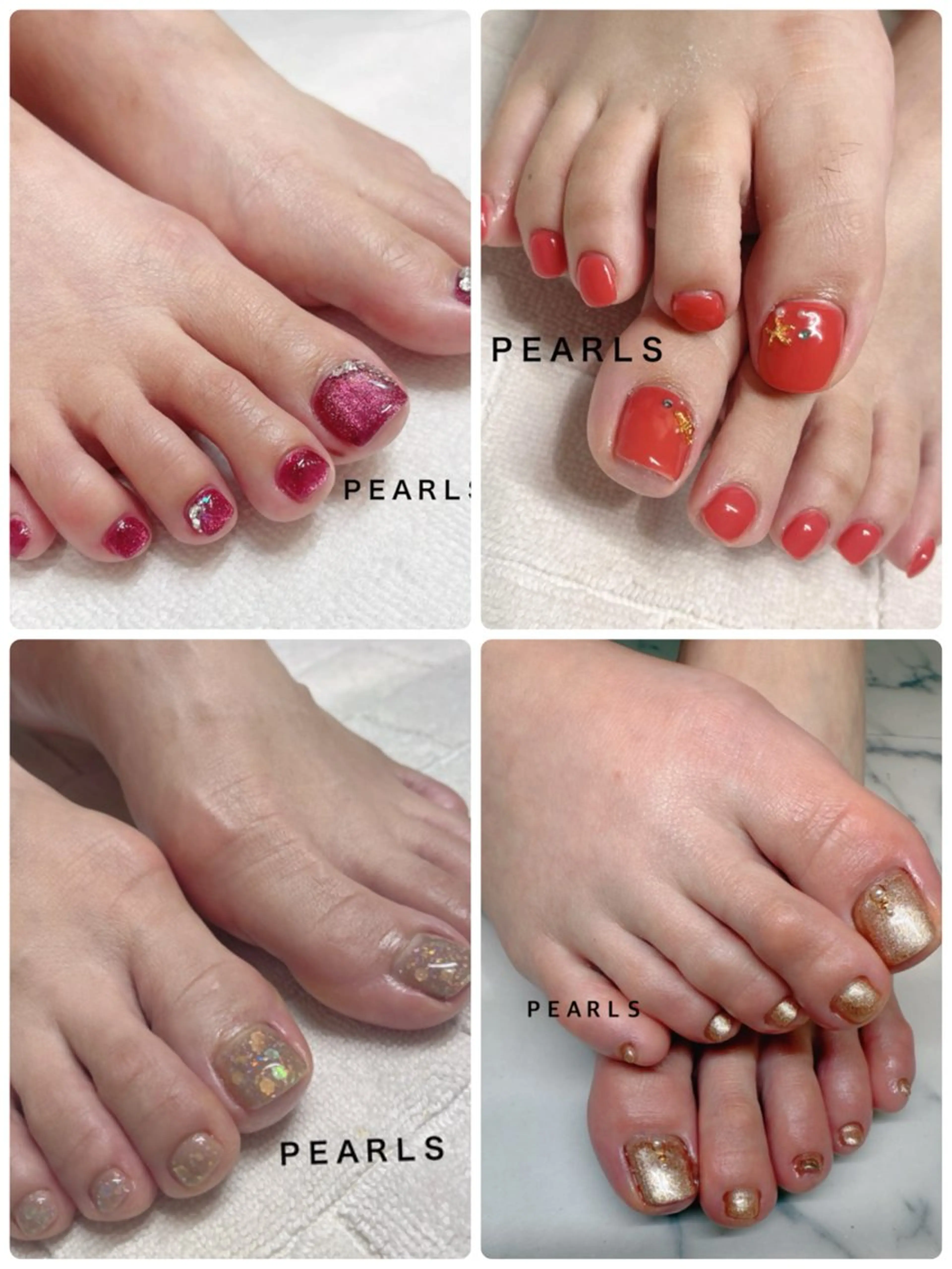 ネイル ジュエリーネイル 🫧ＰＥＡＲＬＳのネイルデザイン