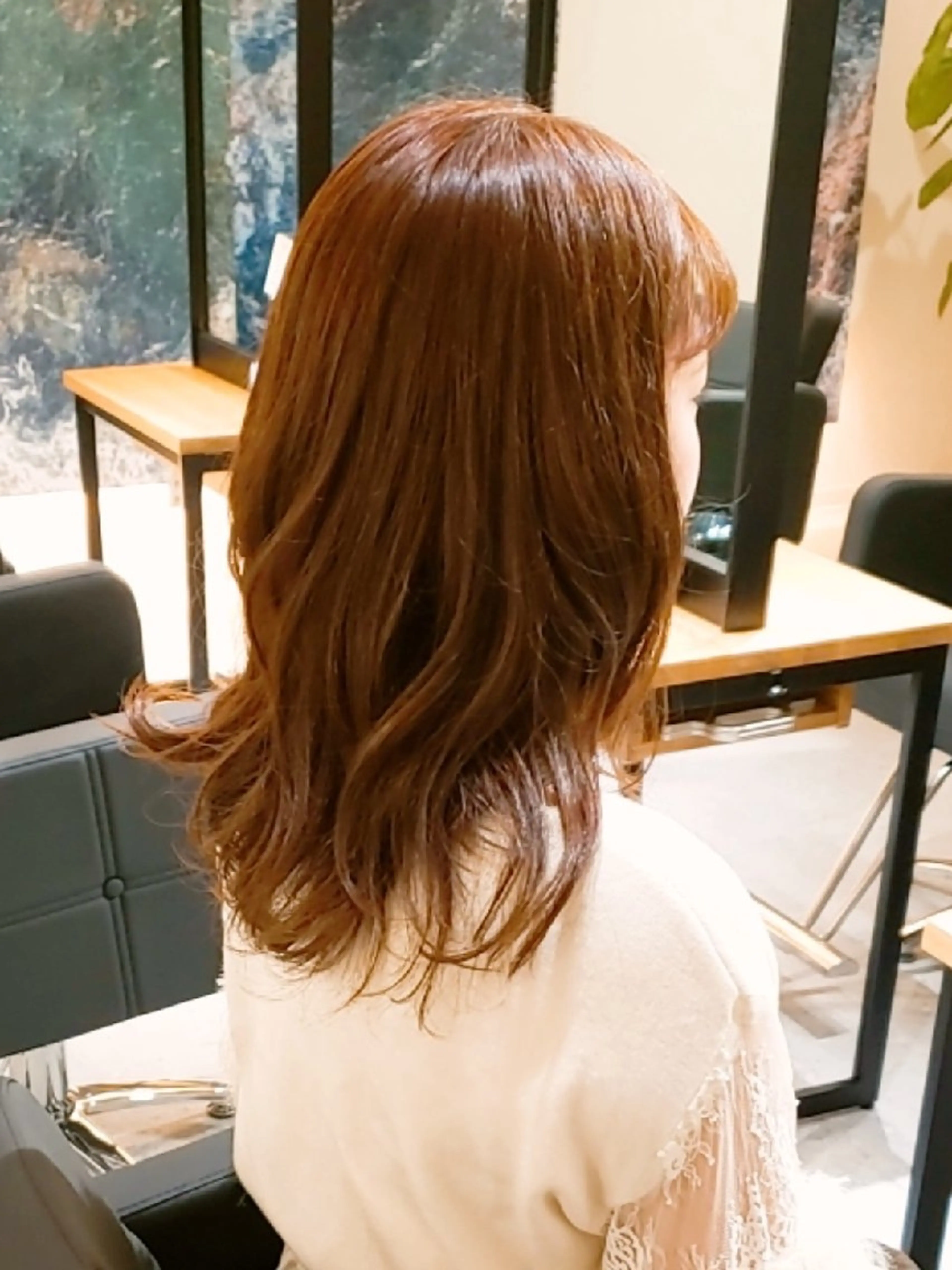 ミディアム ミディアムレイヤー レイヤーカット カット ヘアカラー トリートメント 🌈HMhair🌈 home池袋のヘアスタイル