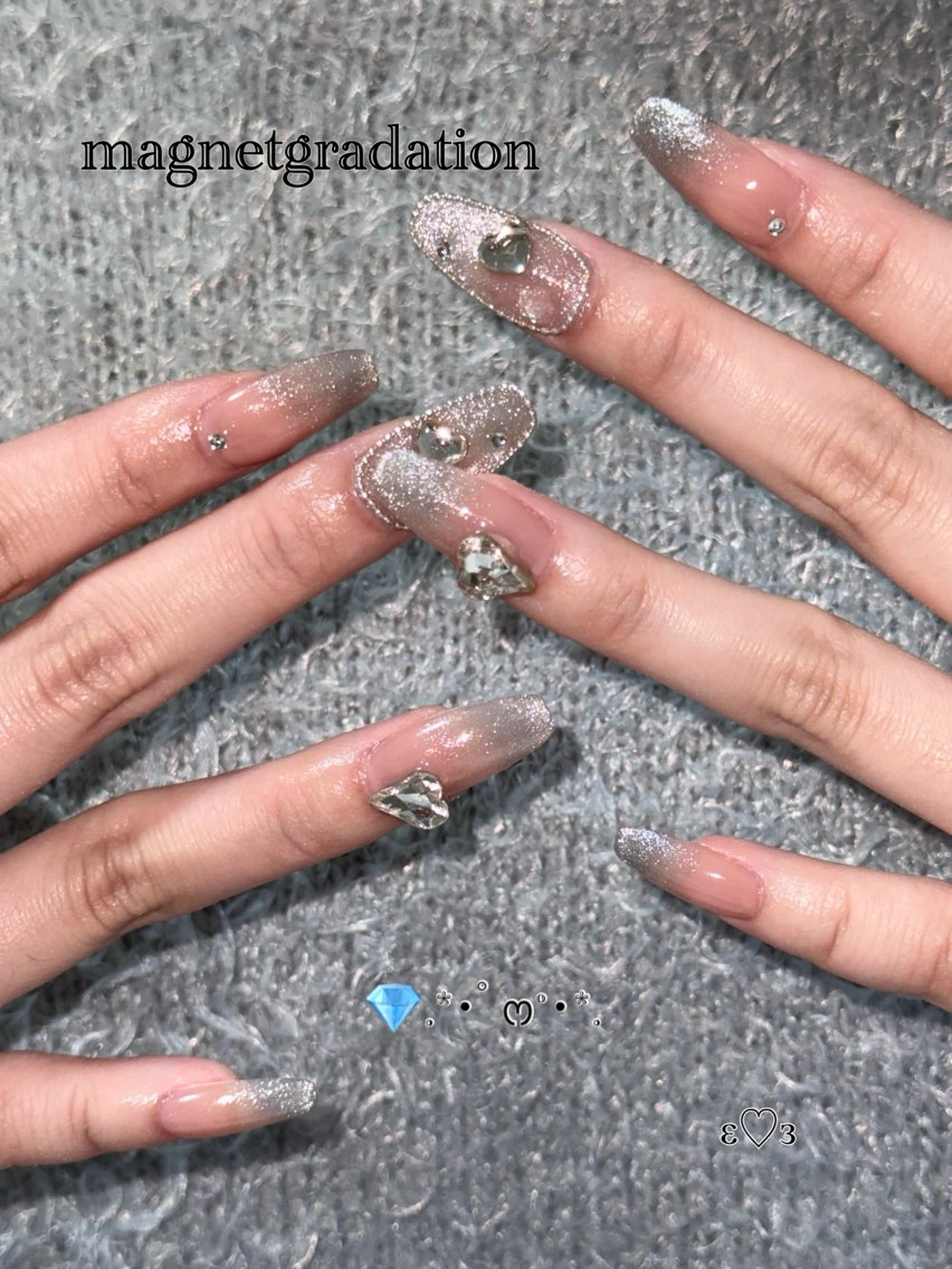 【長さ出し10本つき】【オフ無料】【やり放題デザイン】【持込デザインOK】パーツ別途の写真