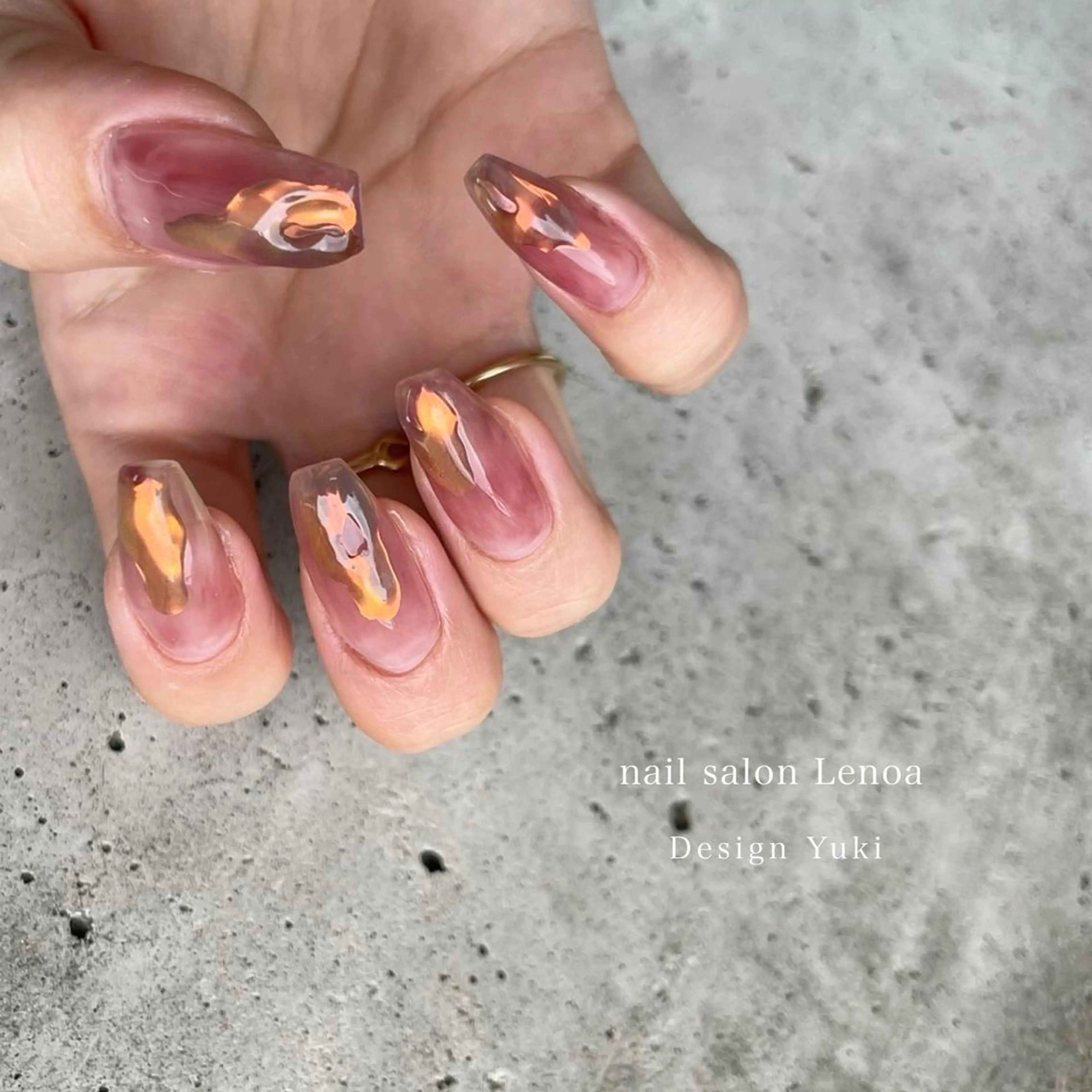 ネイル ハンドネイル Lenoa Yukiのネイルデザイン