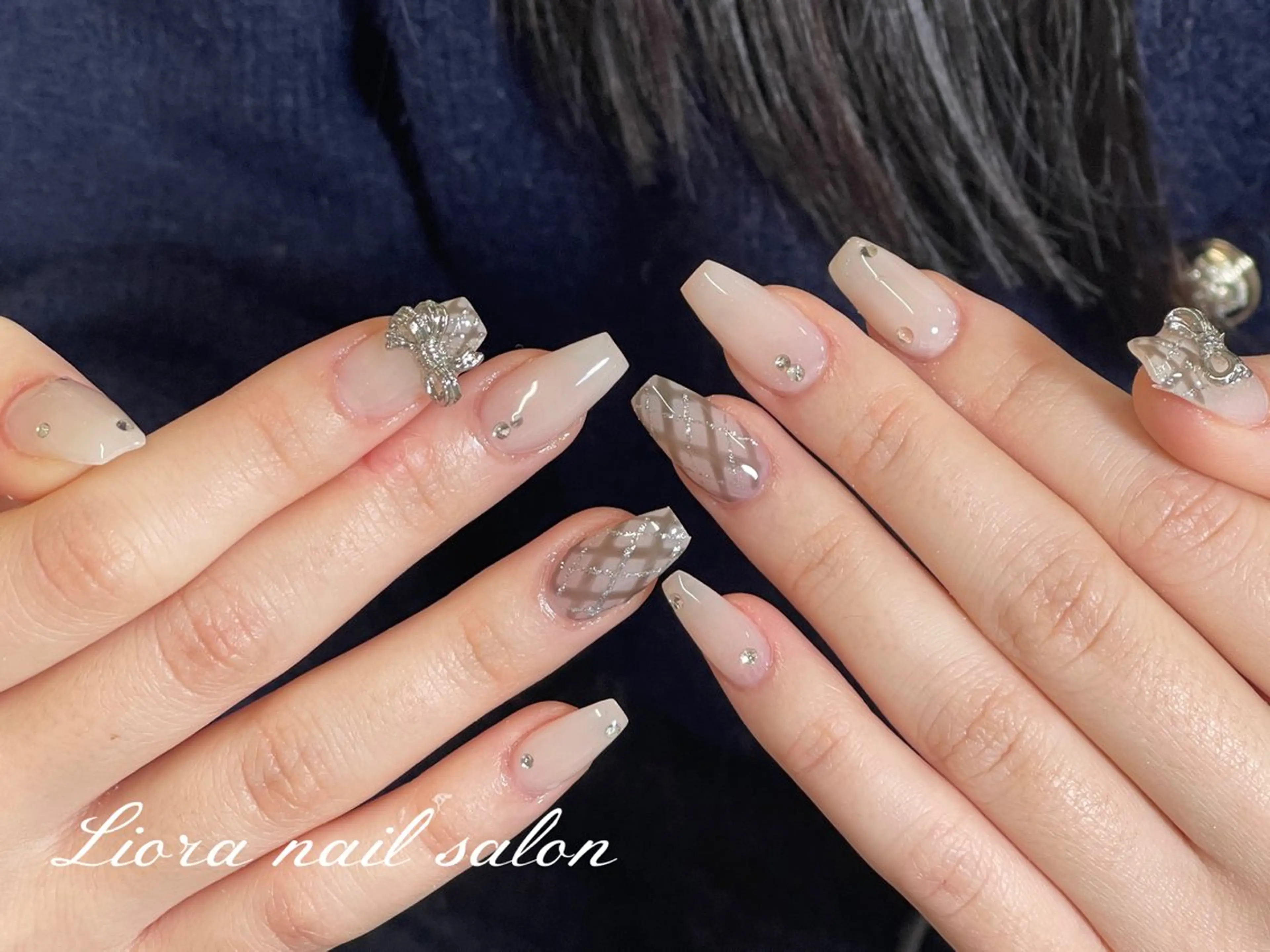 ネイル チークネイル フットネイル フレンチネイル ジェルネイル ガーリー ハンドネイル Liora nail スカルプ専門店のネイルデザイン
