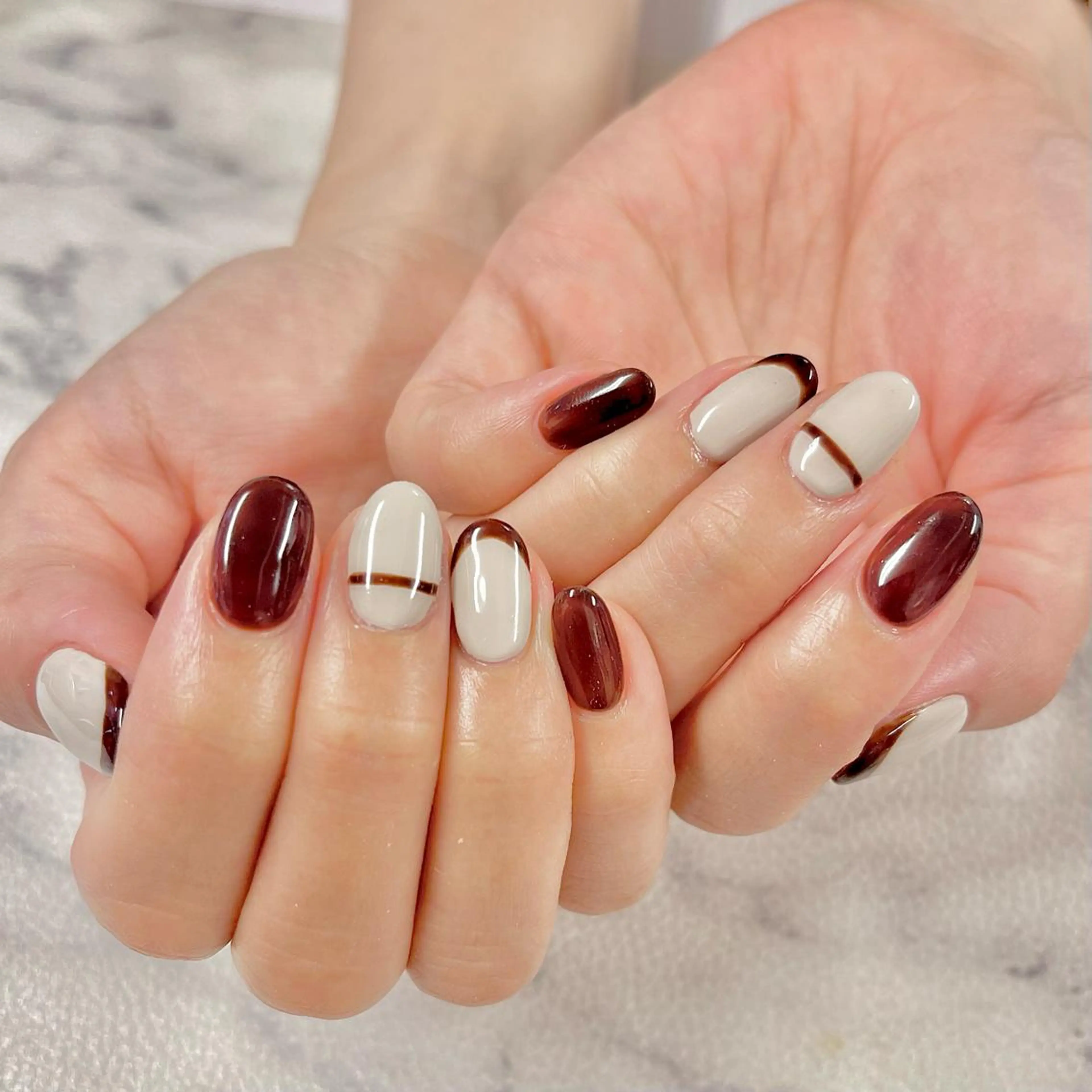 ネイル 🤎🧸 Aya 🧸🤎のネイルデザイン