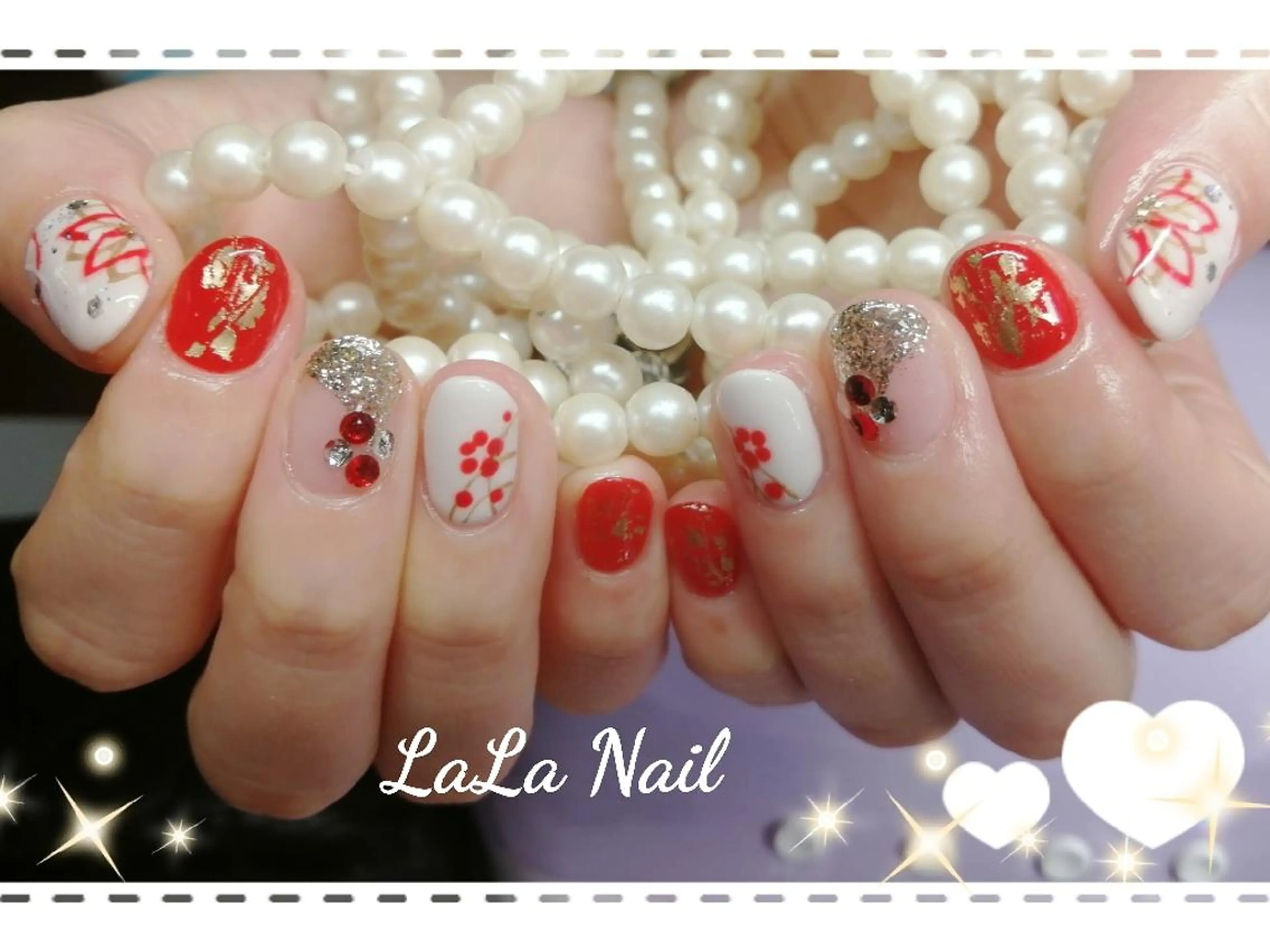 ネイル 成人式 LaLa Nailのネイルデザイン