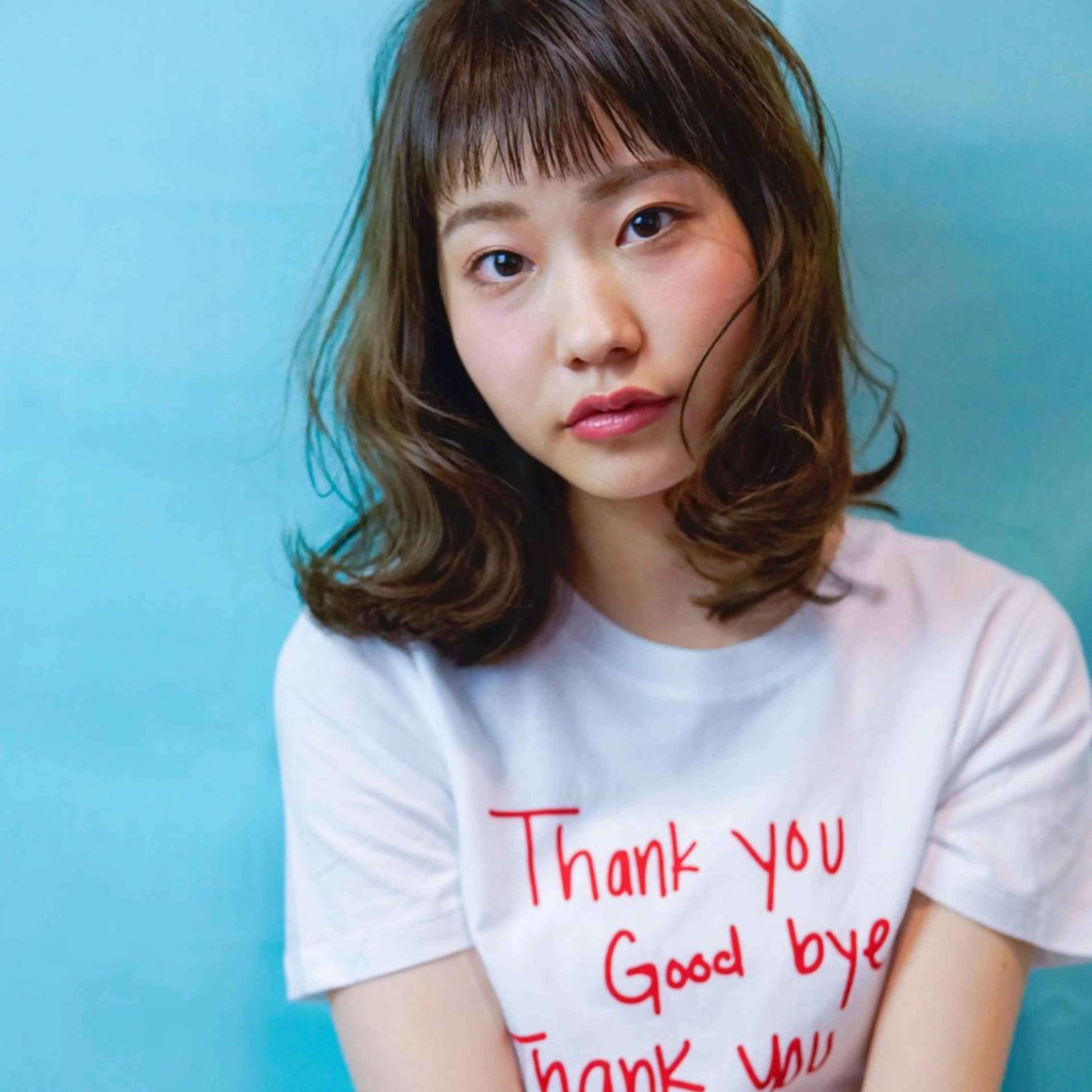 ミディアム カラー パーマ 髪質改善、エクステ 山口卓哉のヘアスタイル