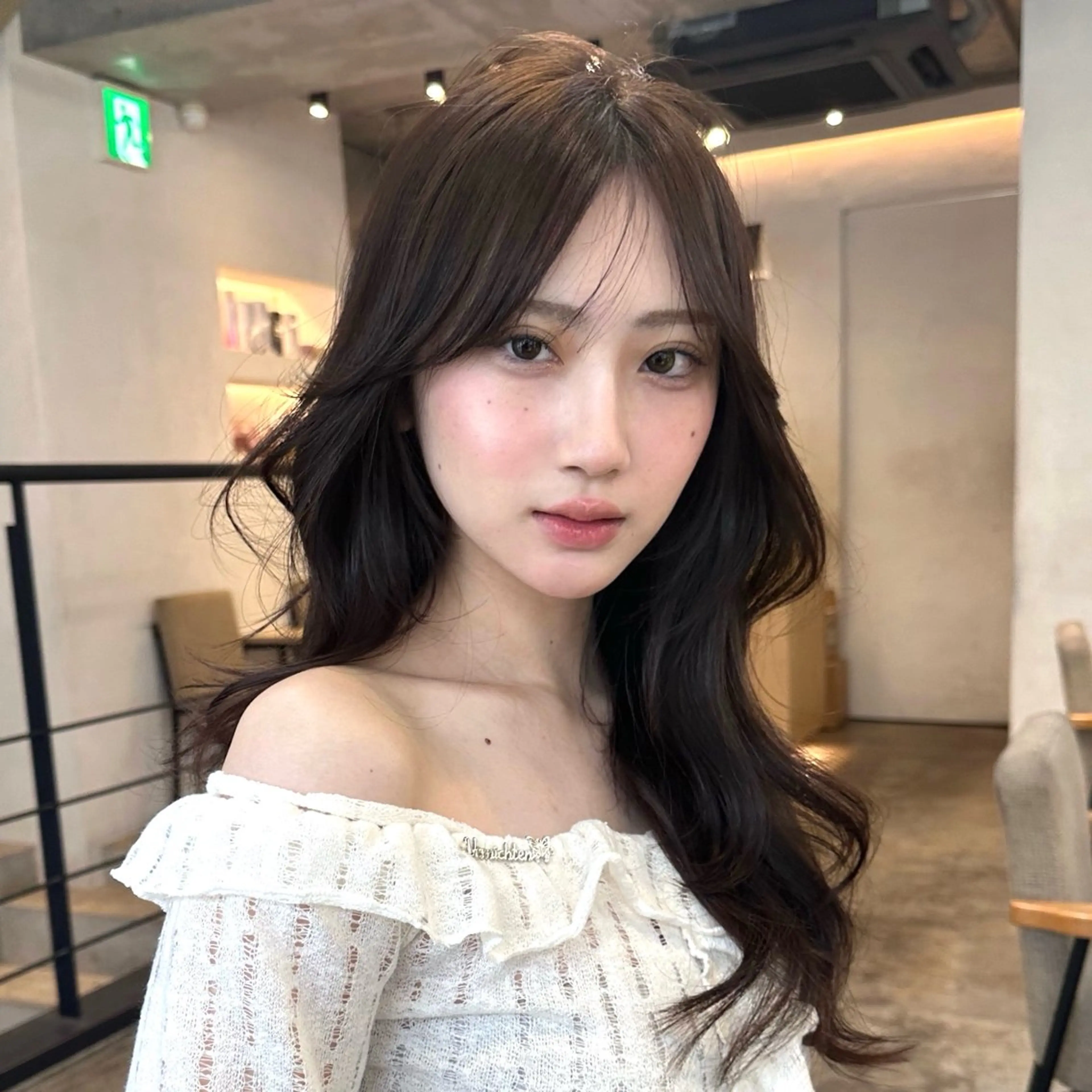 ロング カラー 山崎/ボブ縮毛矯正 レイヤー髪質改善のヘアスタイル