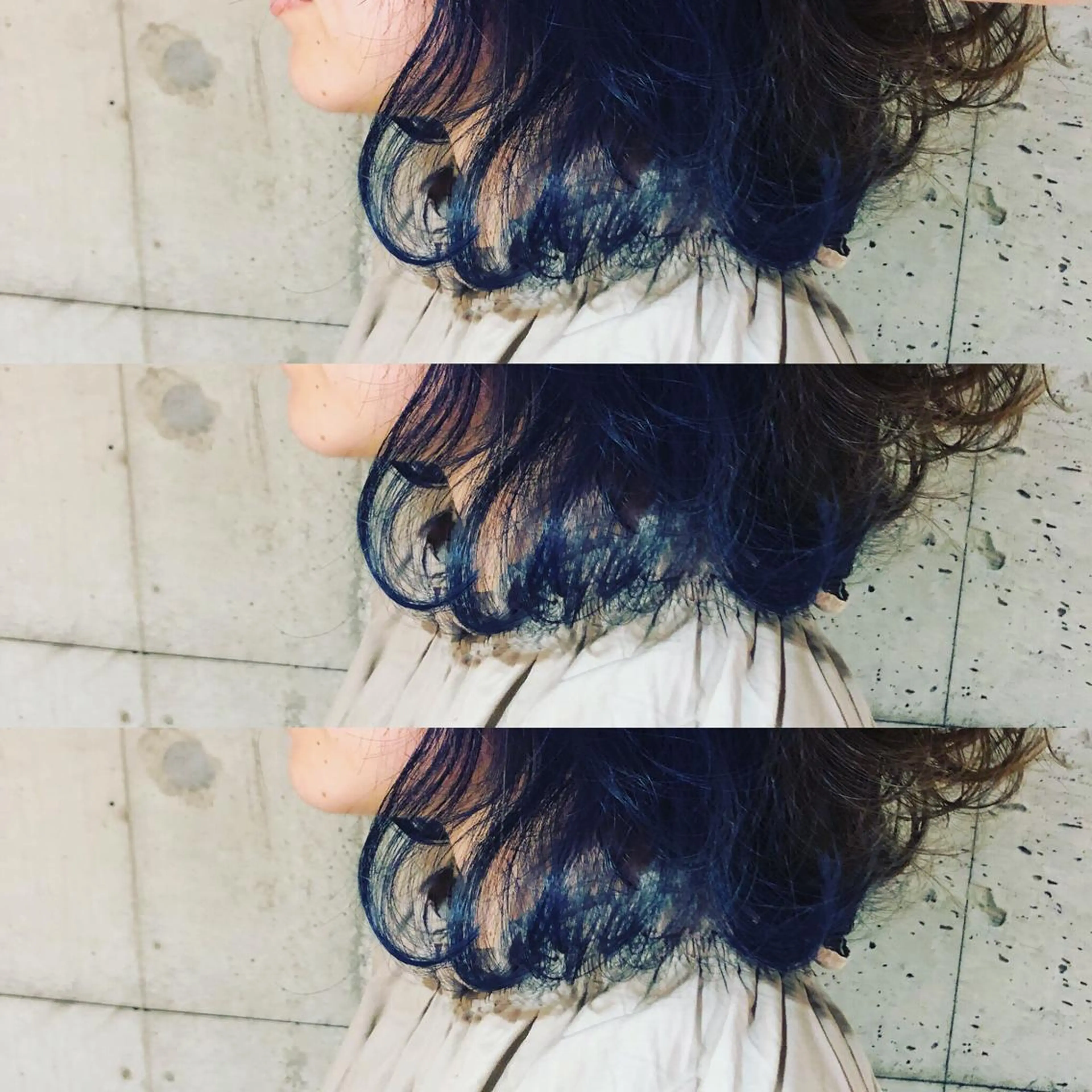 ミディアム カラー 小島 侑衣のヘアスタイル