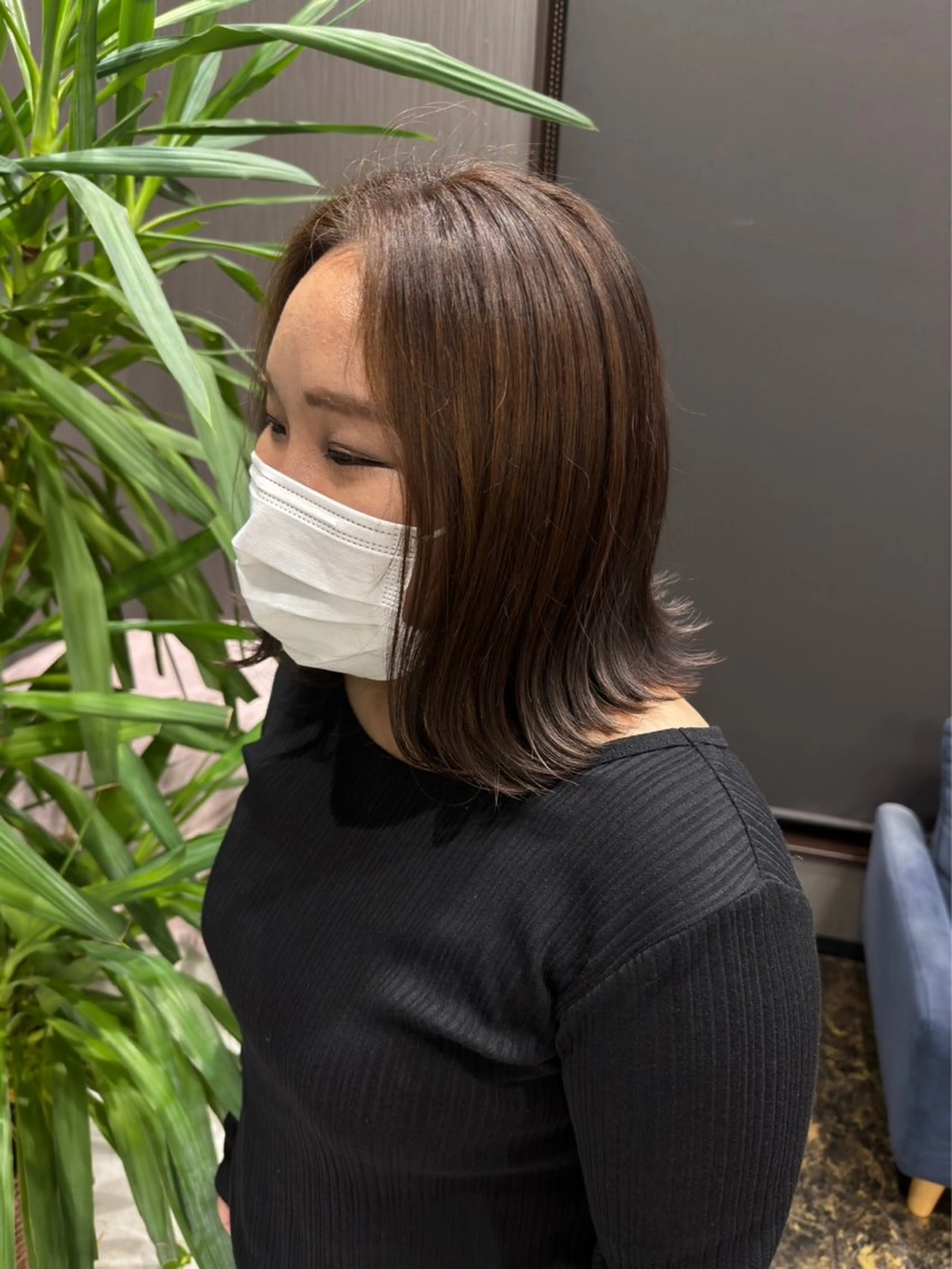 ミディアム 下小鶴 優治のヘアスタイル