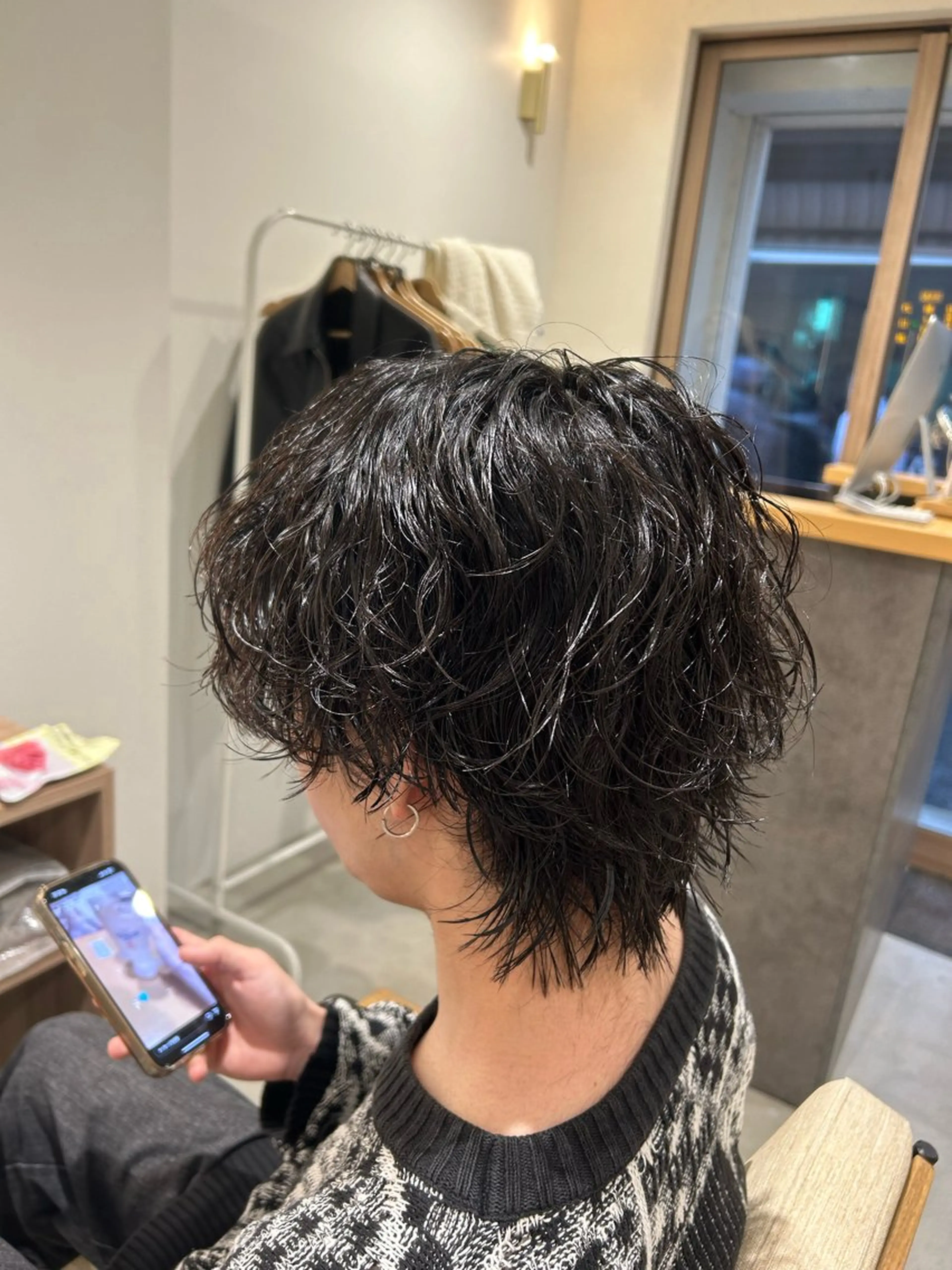 パーマ メンズ カット パーマ メンズパーマ専門店 【店長】⚜️イチカワのヘアスタイル