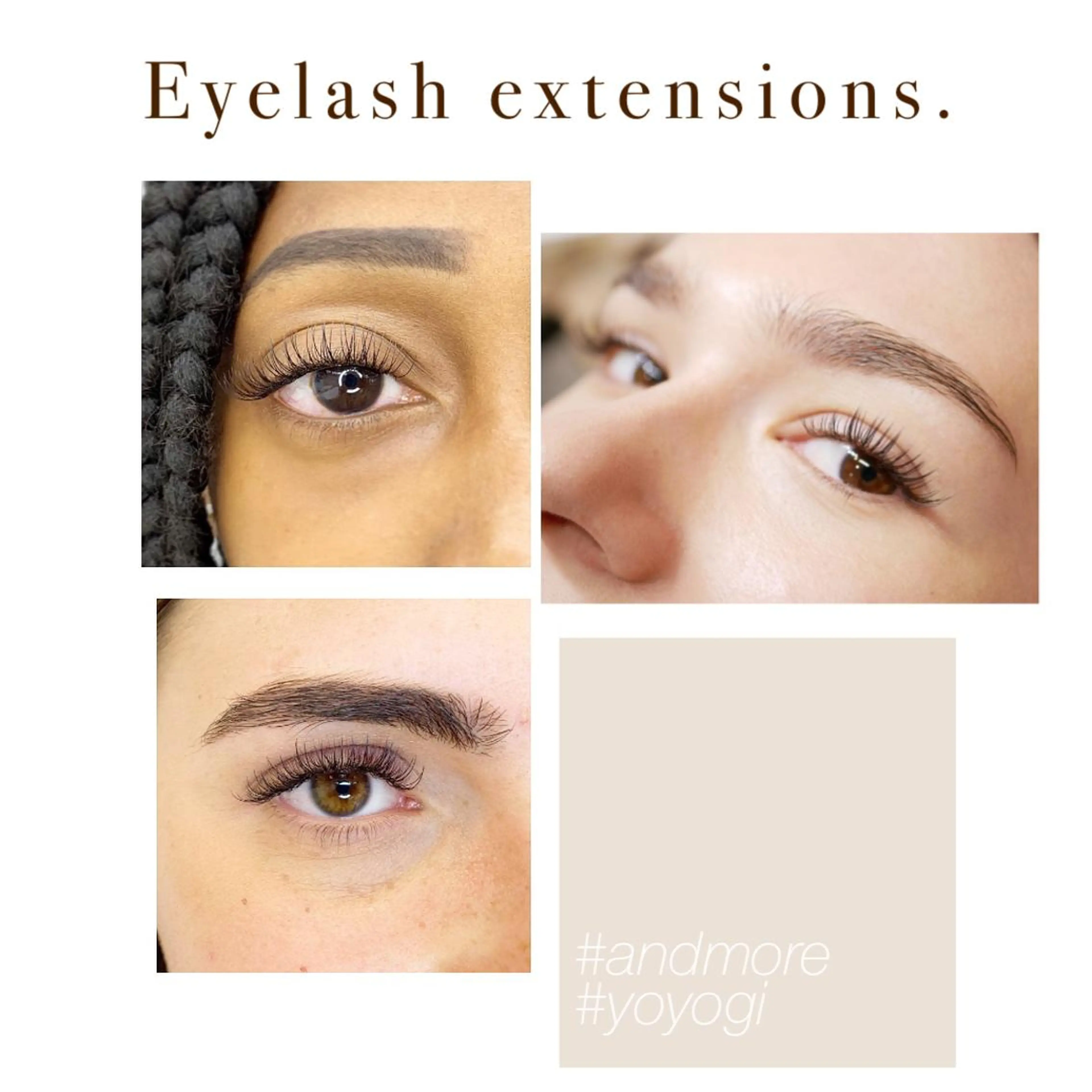 マツエク・マツパ and MORE アンドモア(代々木)のマツエク・マツパデザイン