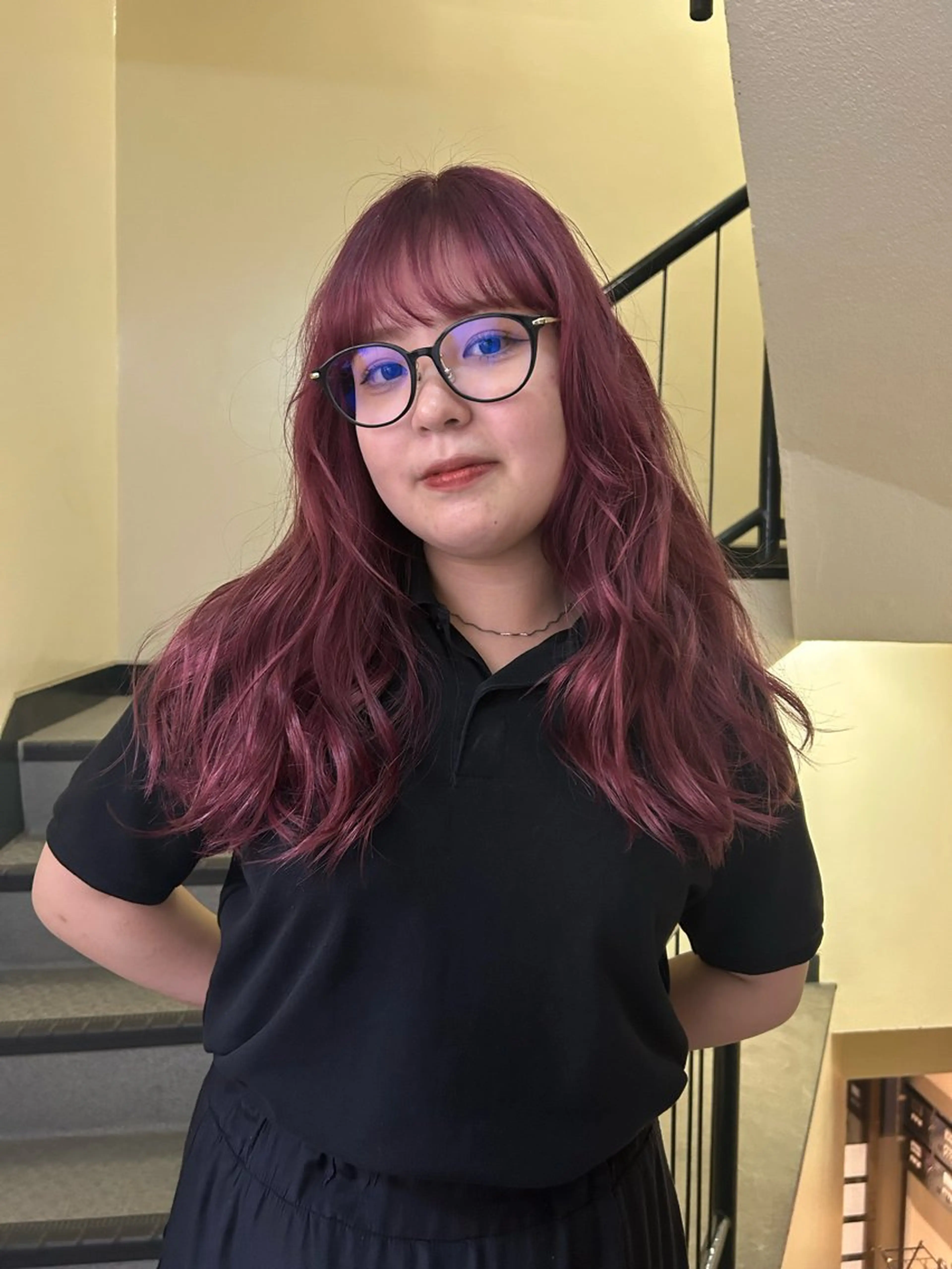 セミロング カラー ヘアアレンジ ☕️結【suii.】 ボブ/ヘアセット☕️のヘアスタイル