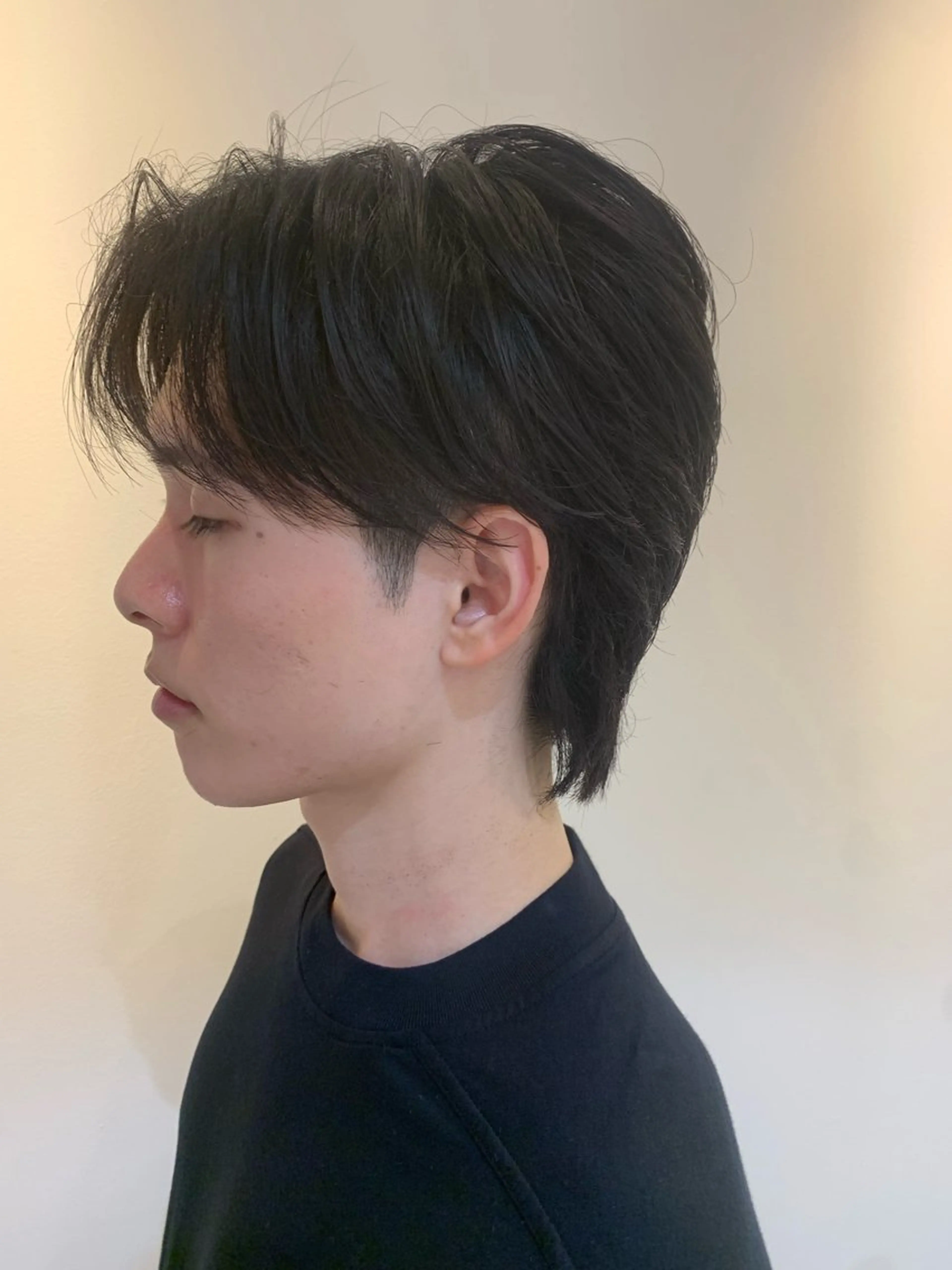 ショート メンズ センターパート メンズウルフカット ウルフカット Yu /マッシュ/ スパイキーショートのその他イメージ