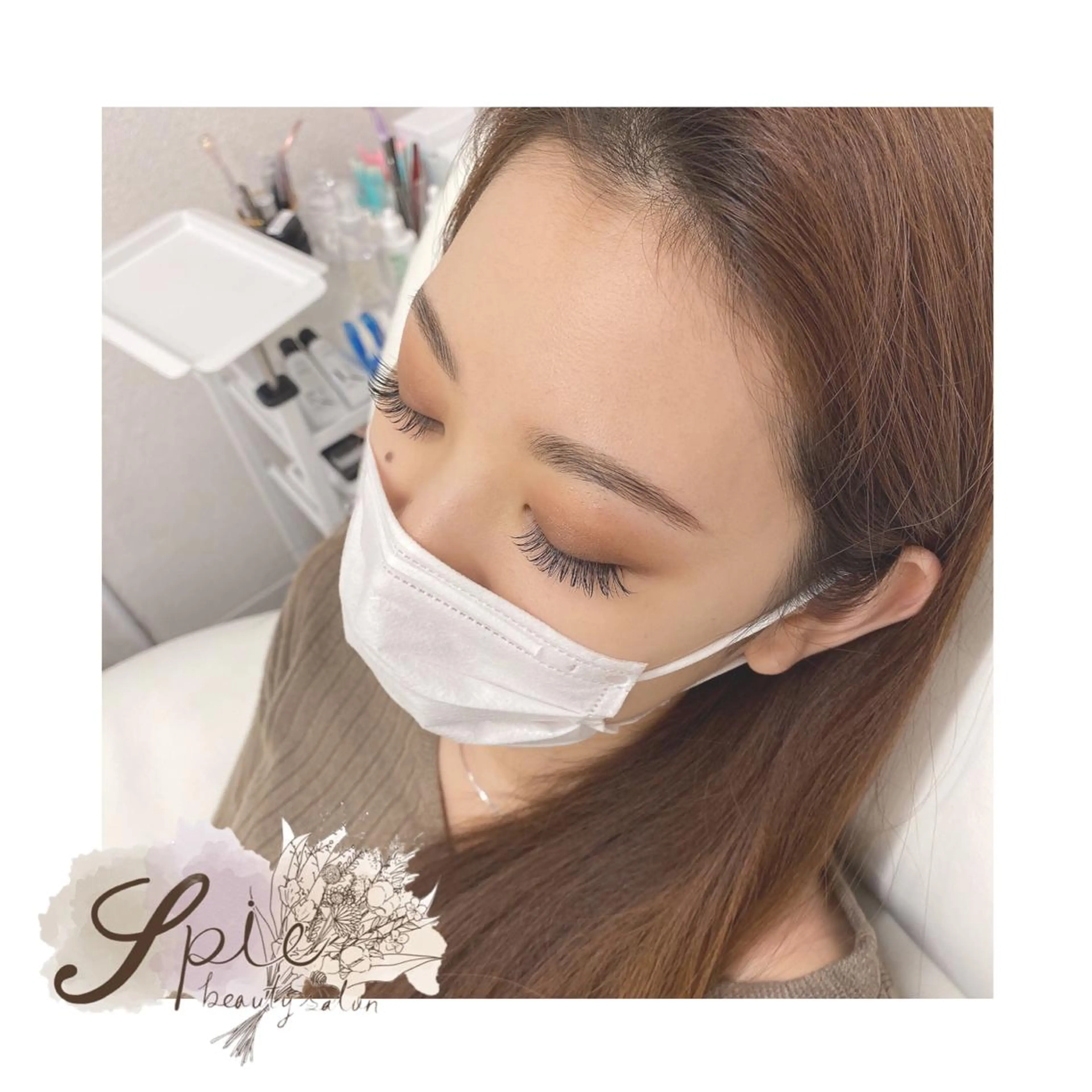 マツエク・マツパ アイブロウ 眉毛ワックス脱毛 フラットラッシュ Eyelist nakaseのマツエク・マツパデザイン