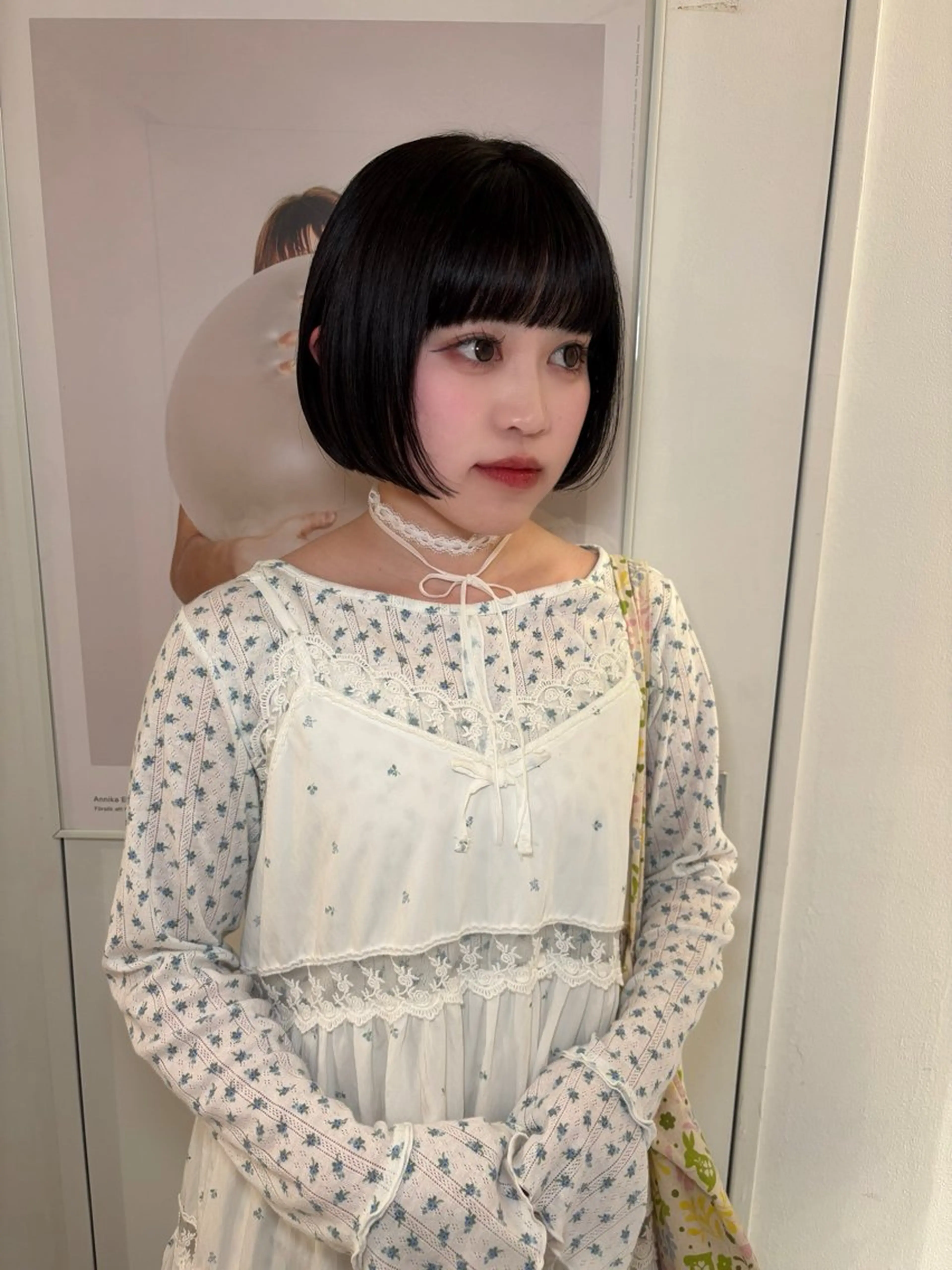 ショート riria/ボブ /透明感カラー🎀のヘアスタイル