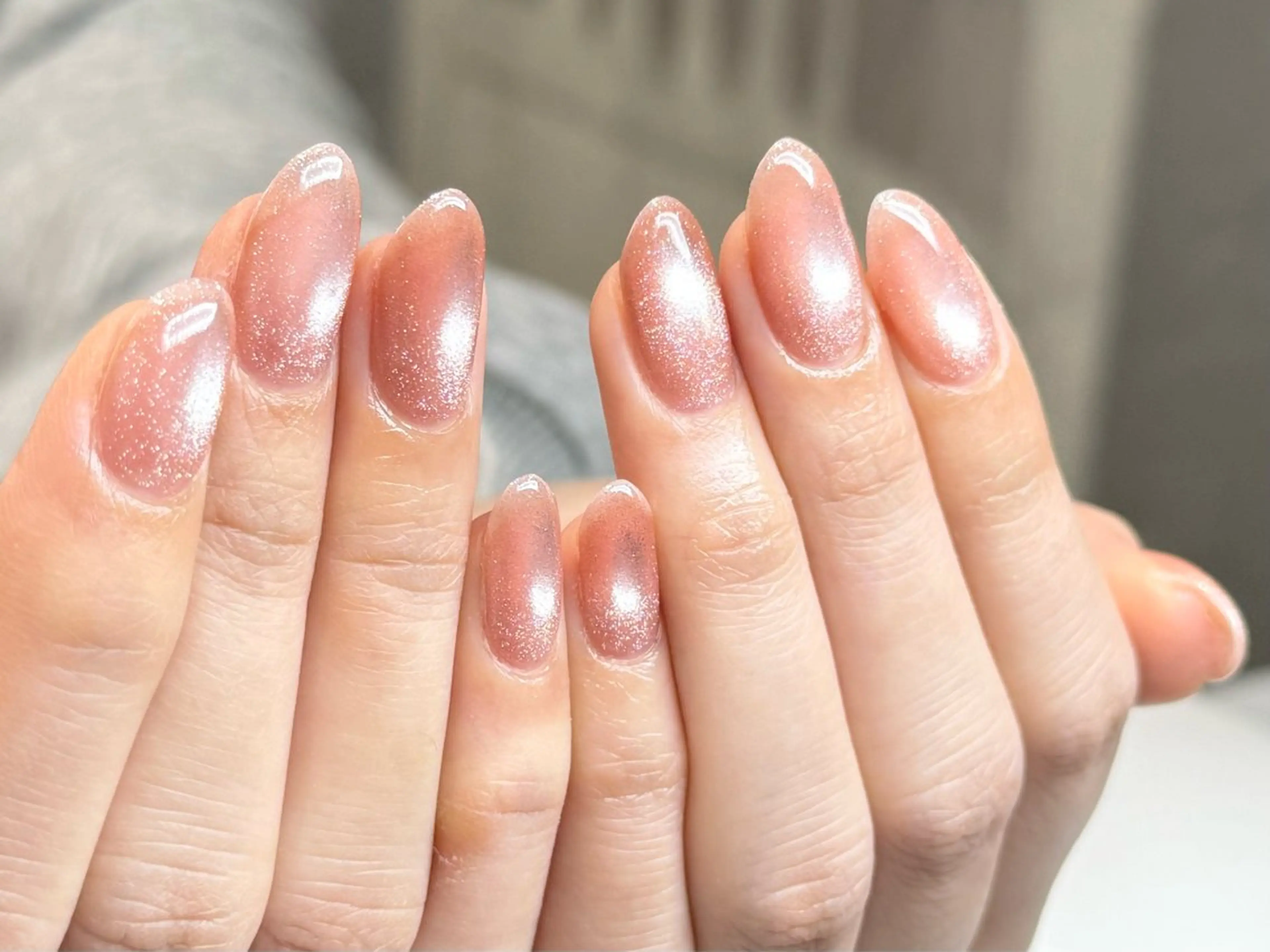 ネイル マグネットネイル オフィスネイル Ruru akari 大阪天王寺のネイルデザイン