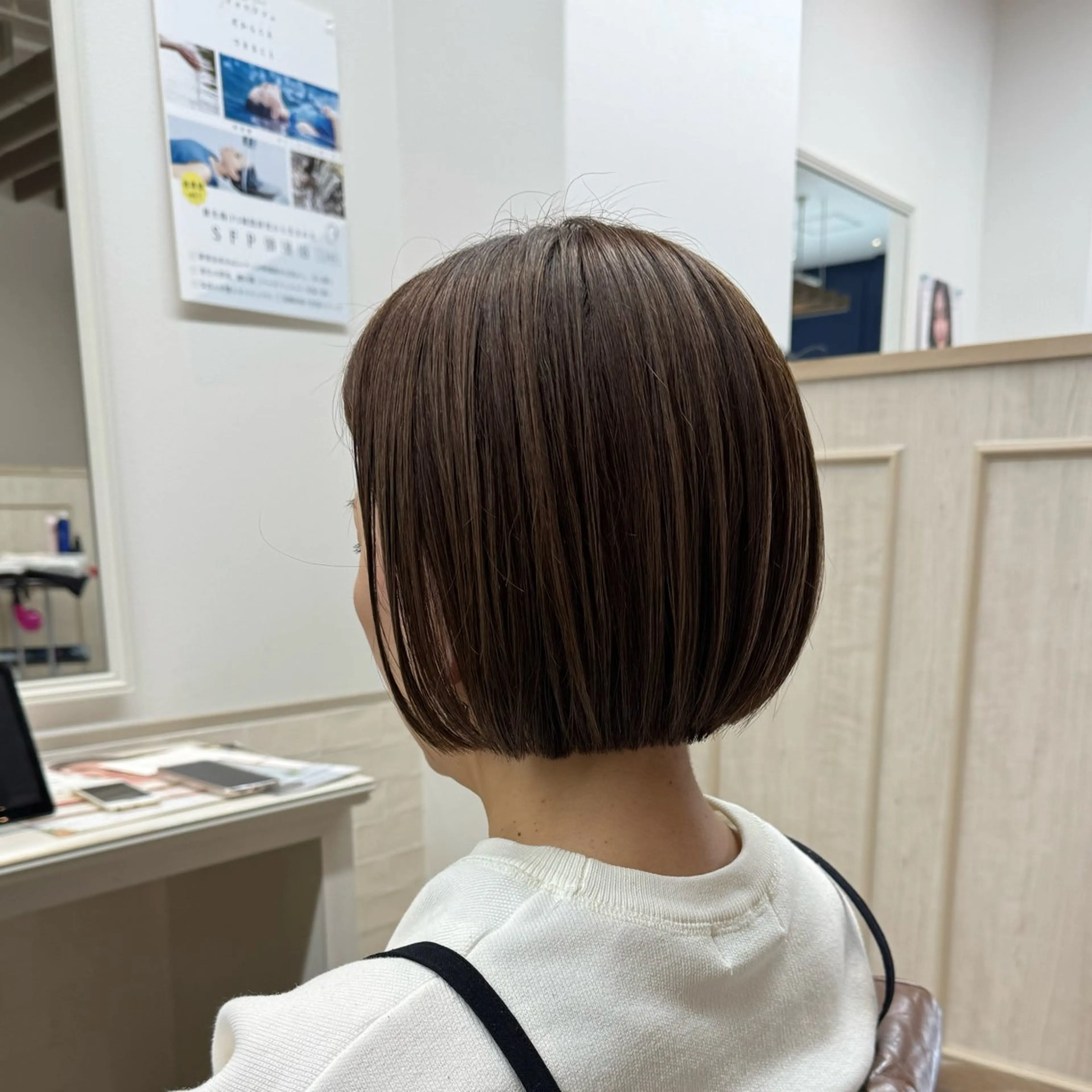 ショート ショート/ボブ パーマ/中原のヘアスタイル