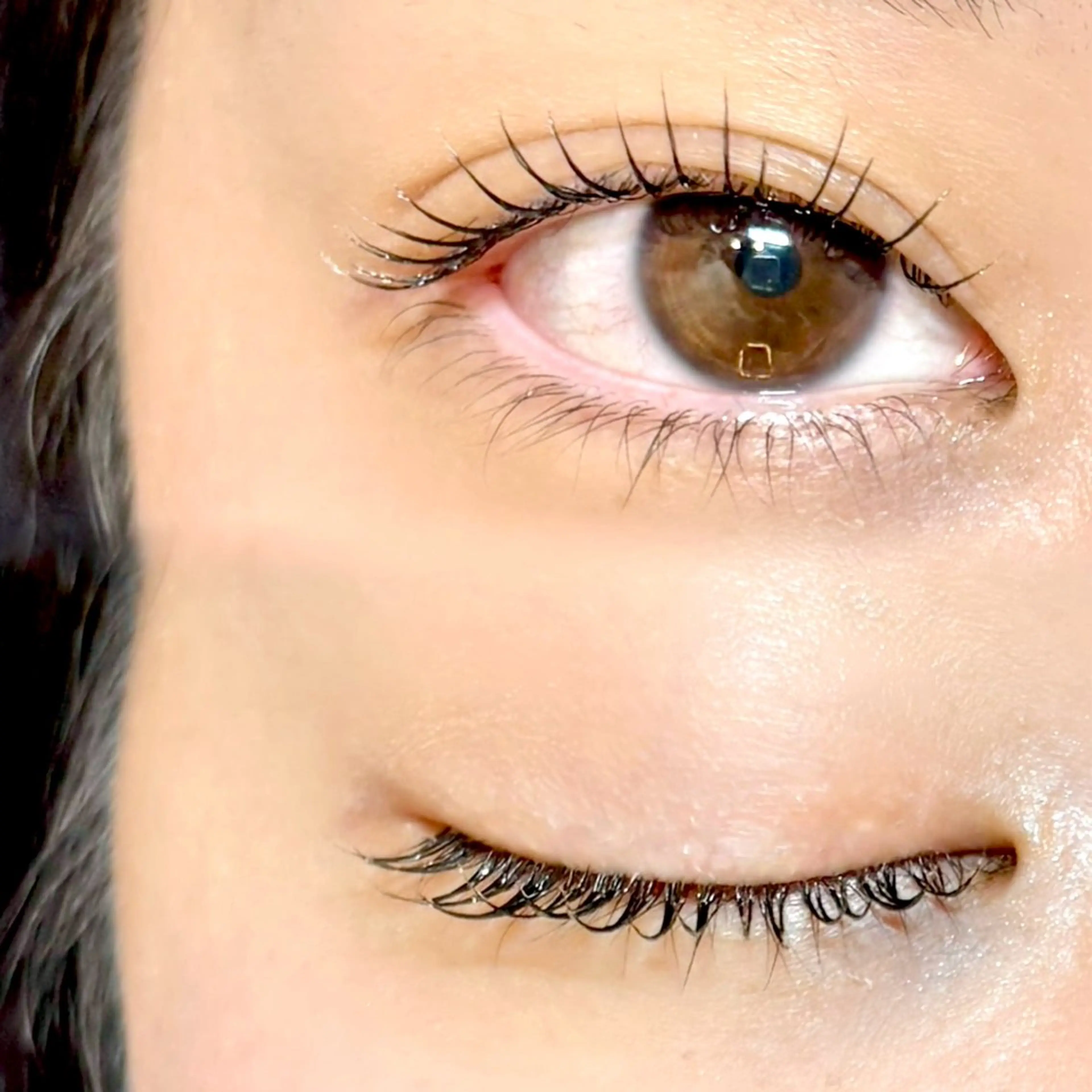 マツエク・マツパ ナチュラル パリジェンヌラッシュリフト まつげパーマ 一重×まつ毛パーマ 表参道eyelist KONOMIのマツエク・マツパデザイン