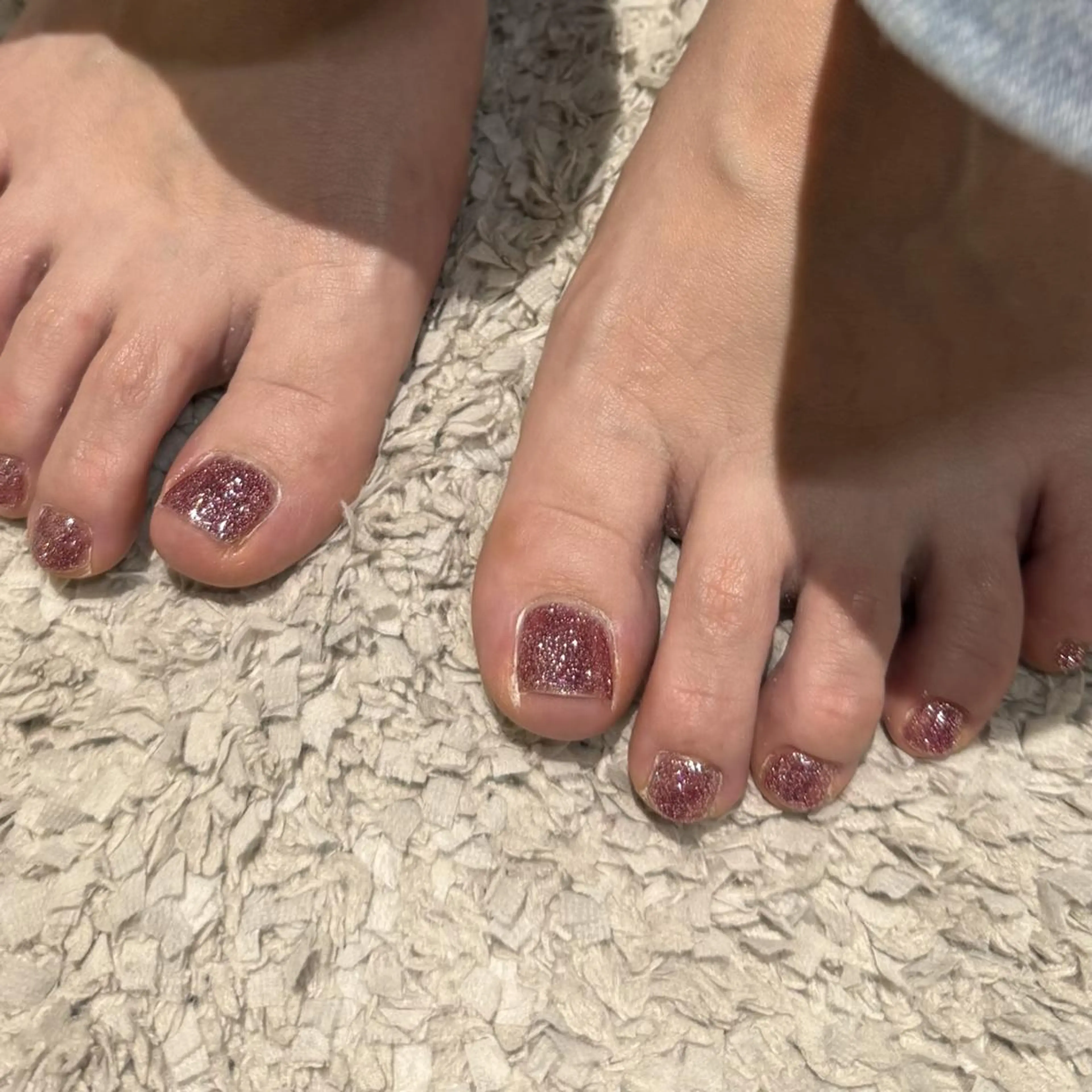 【オフあり】フット🦶🏼ワンカラー/マグネット/フラッシュラメ◎の写真