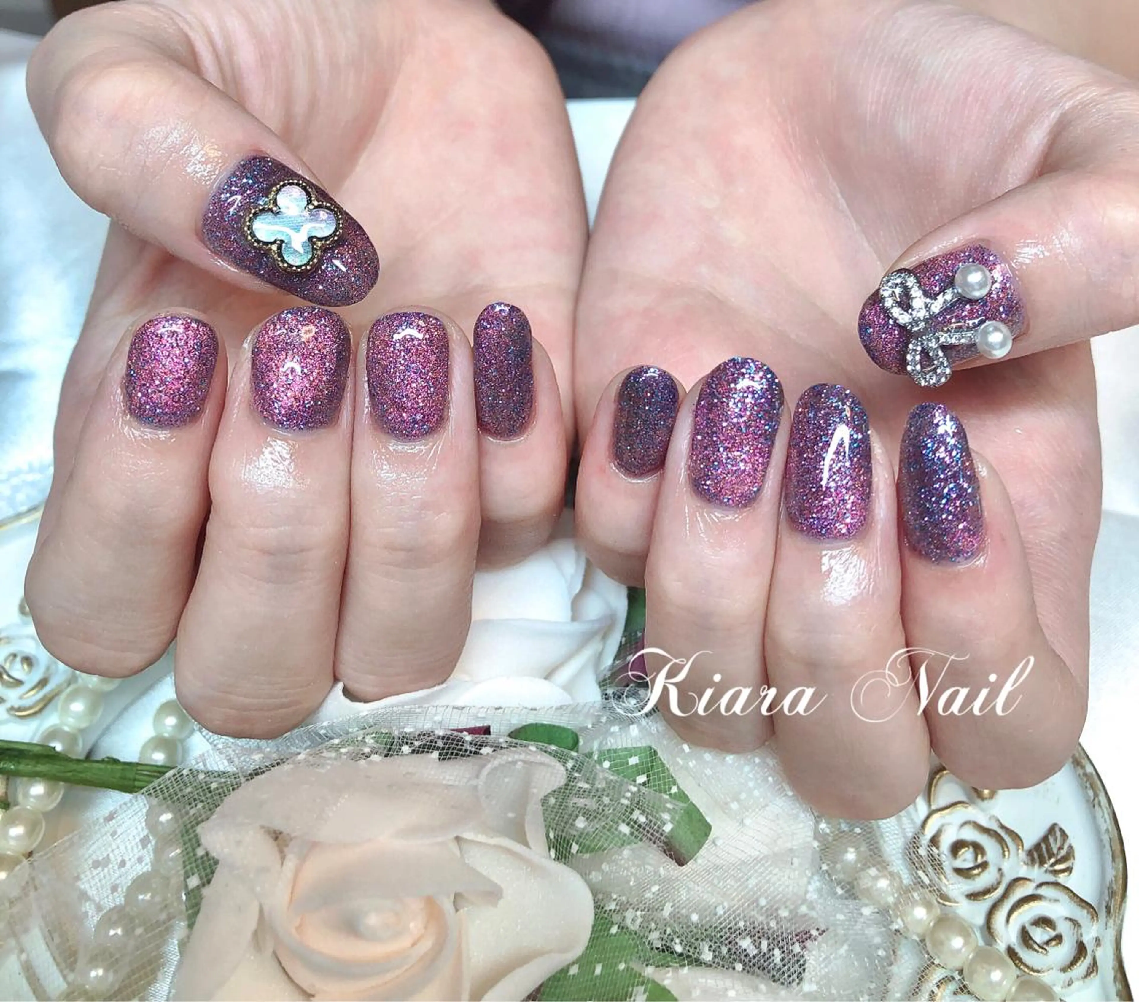 ネイル フラッシュネイル マグネットネイル 🍭Kiara Nail🍭のネイルデザイン