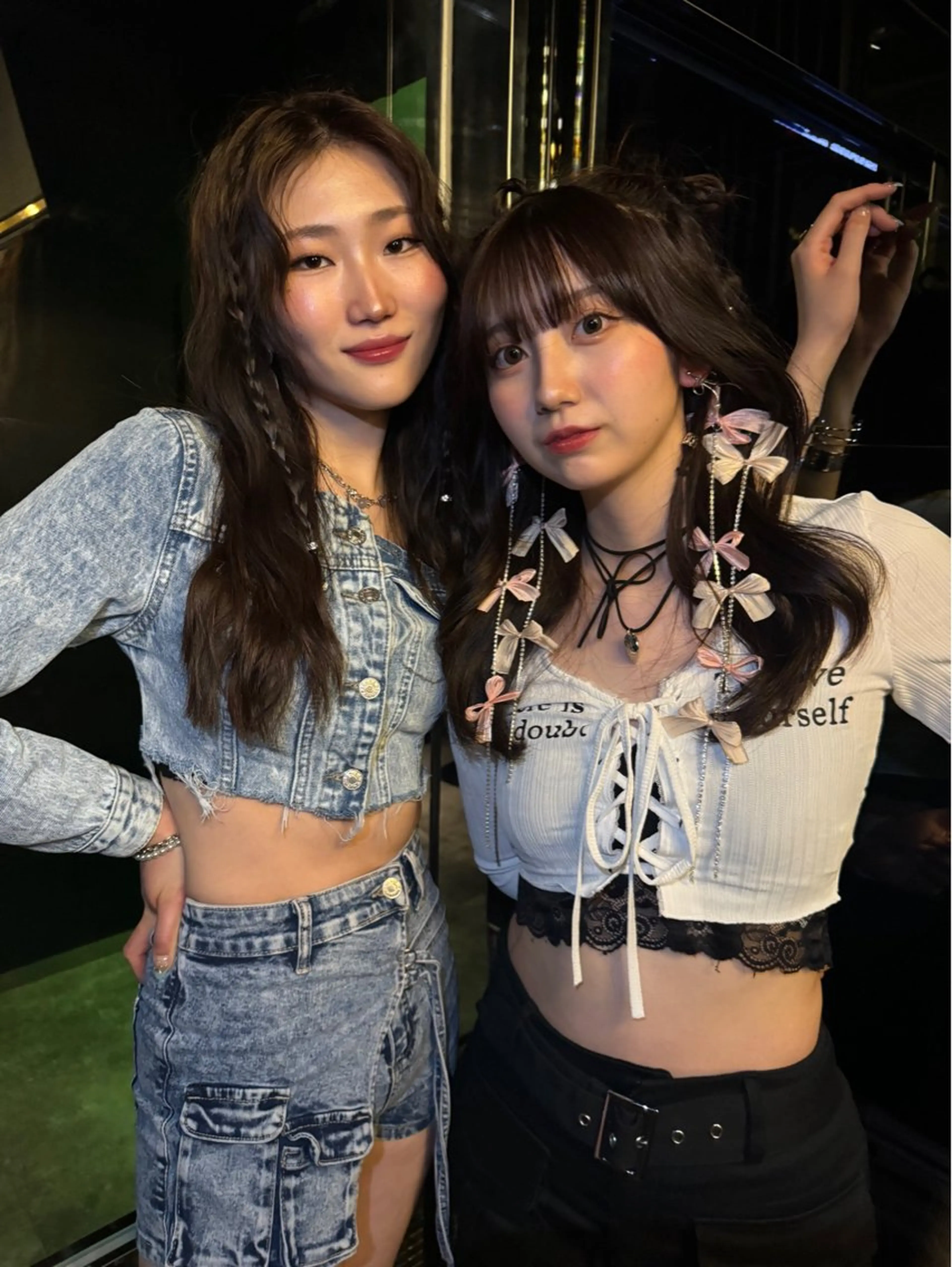 セミロング カラー ヘアアレンジ 韓国ヘア/レイヤー Londエレンのヘアスタイル