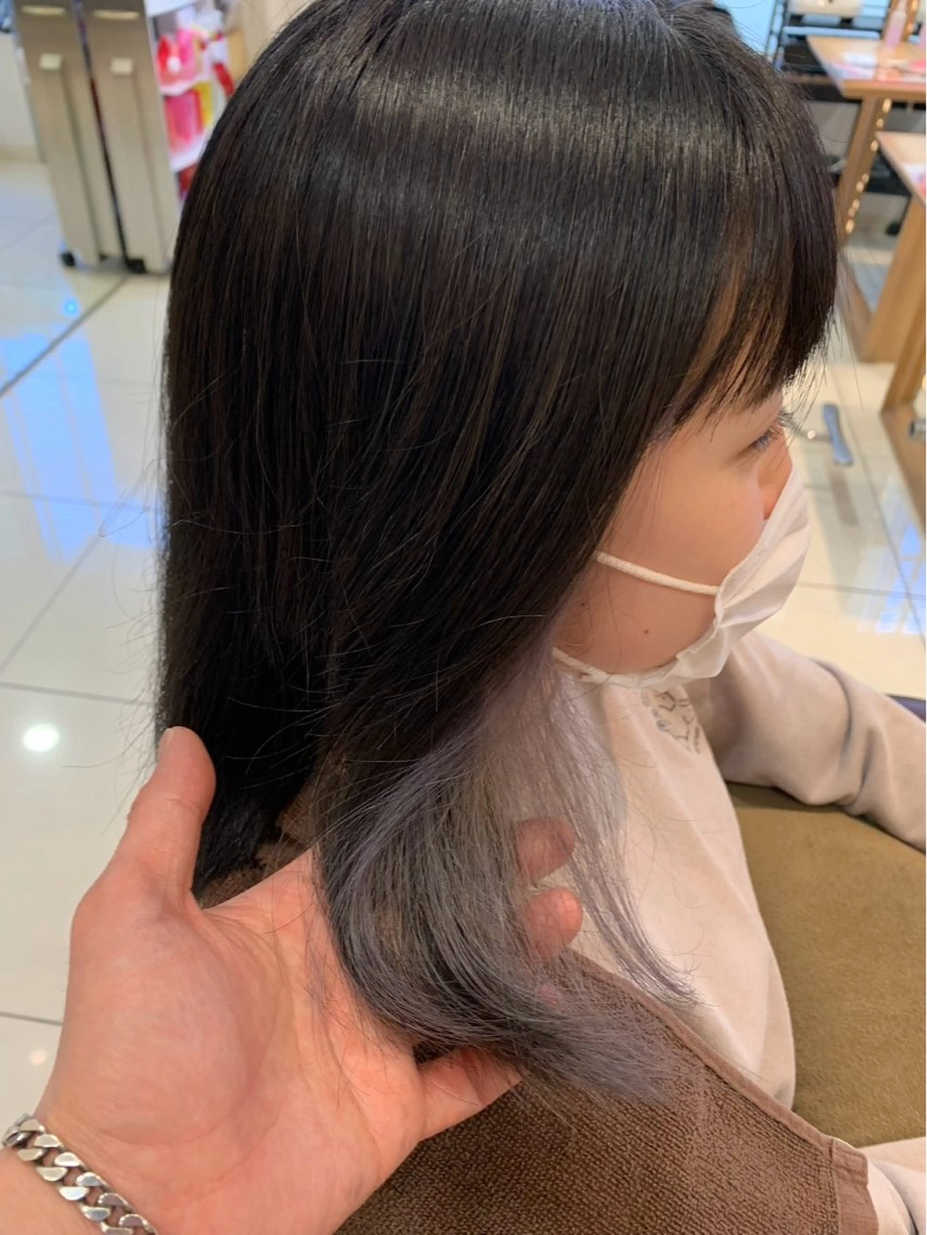 セミロング ヘアカラー カラーモデル様募集中 ☾ *.runaのヘアスタイル