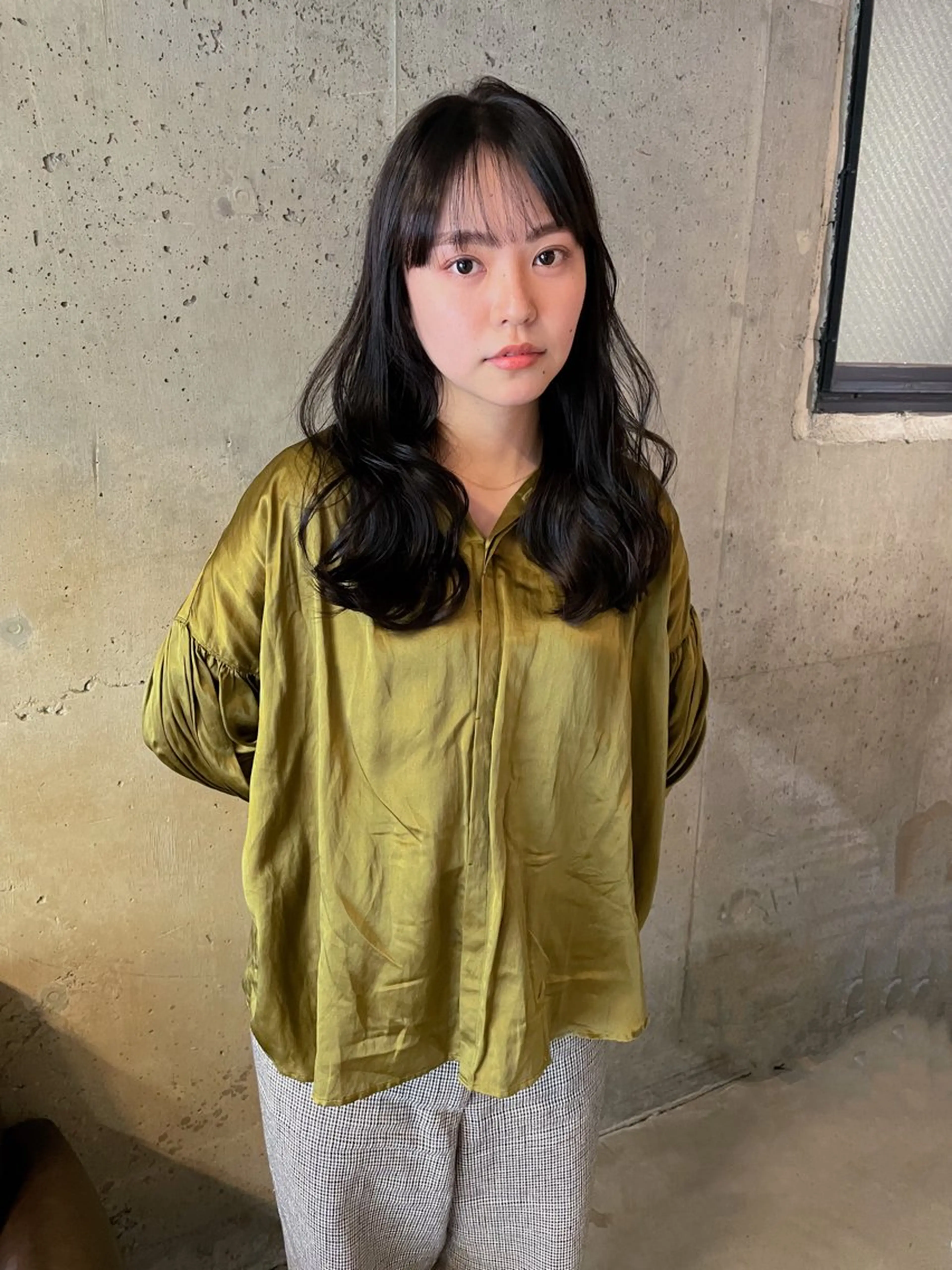 ロング パーマ パーマ/レイヤー 岩山丈一郎のヘアスタイル