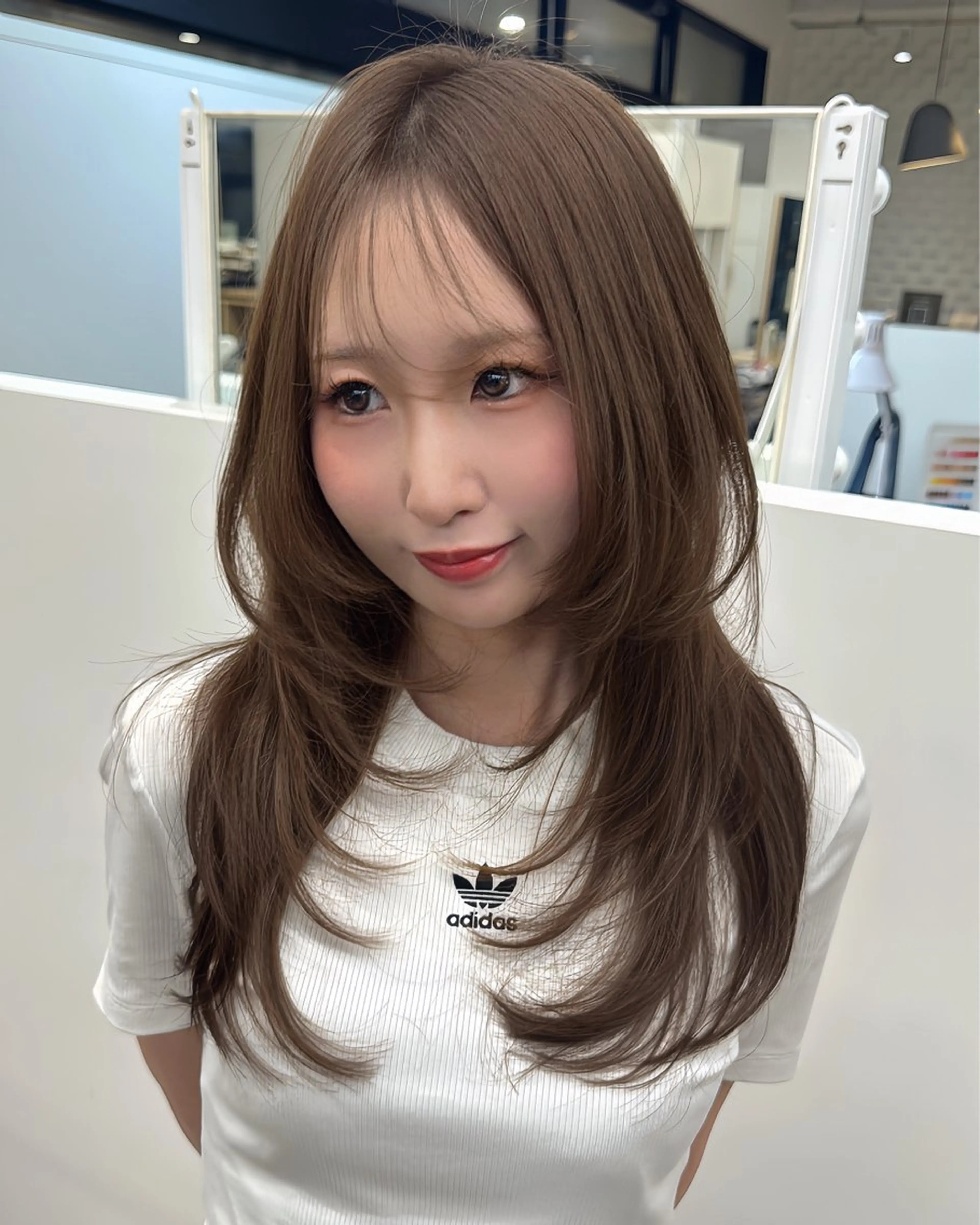 ロング カラー カット トリートメント レイヤーカット/ 艶カラー/山内一暉のヘアスタイル