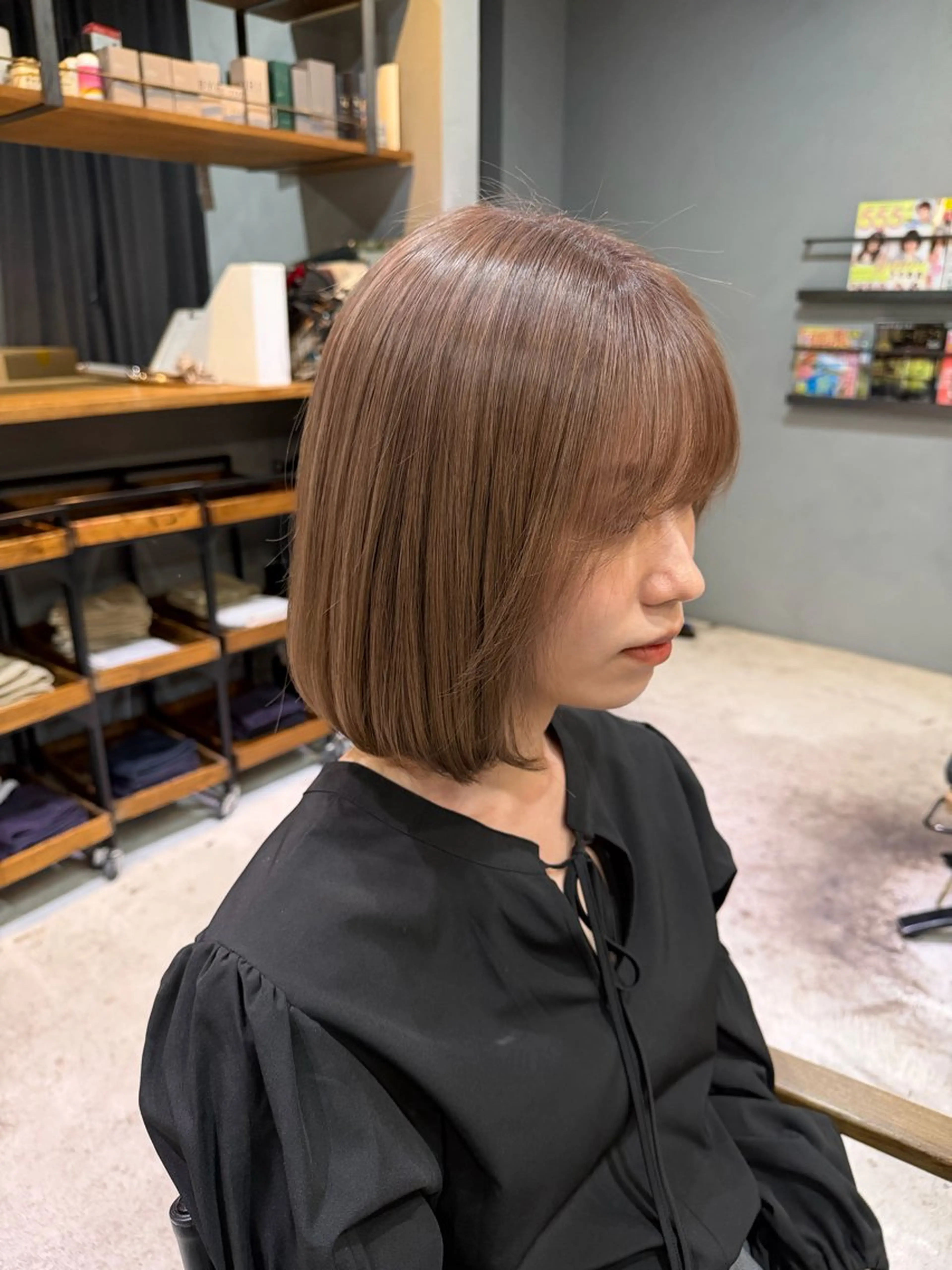 カラー ヘアカラー yuto /ブリーチ /艶カラー/縮毛矯正のヘアスタイル