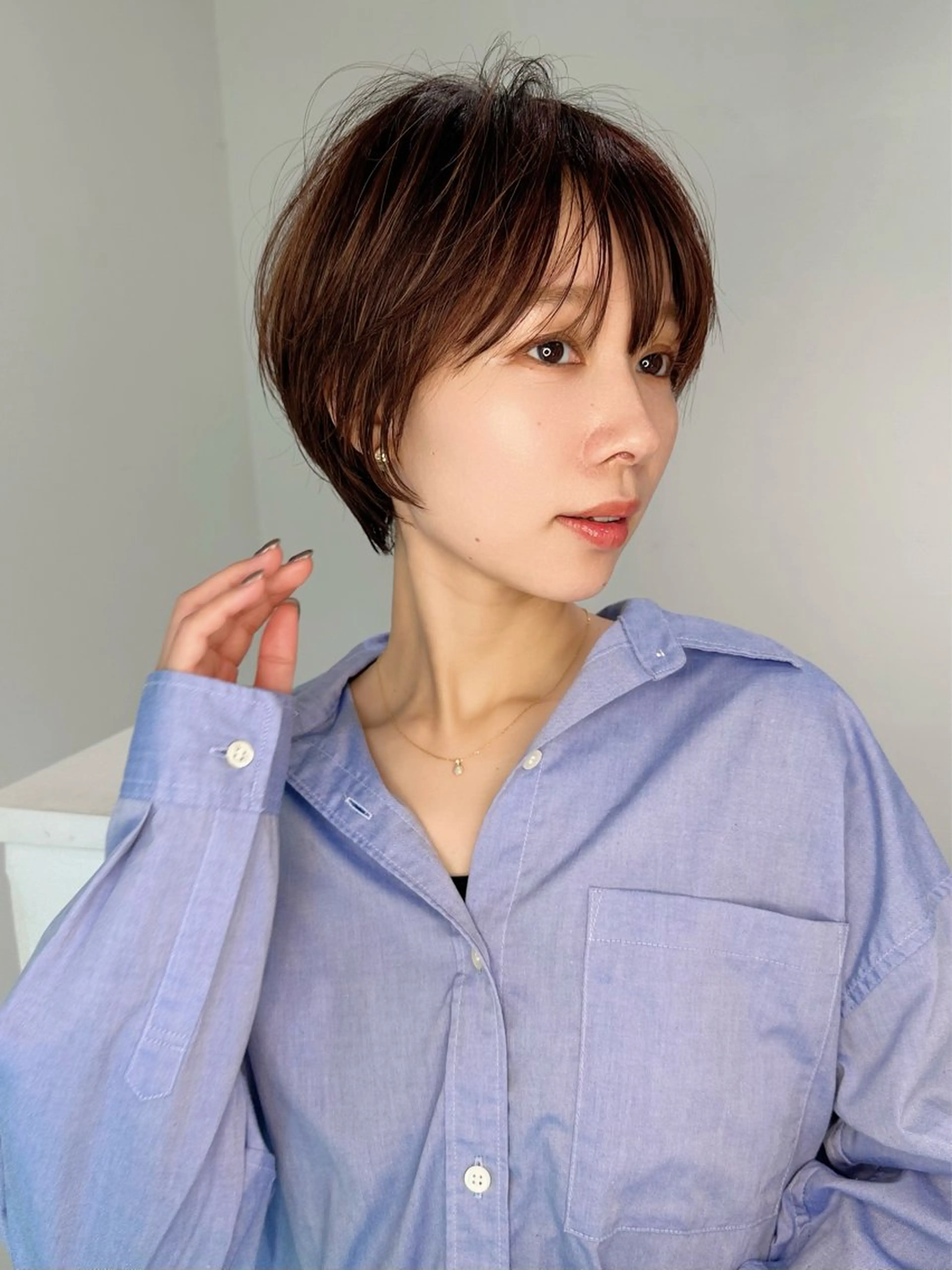 ショート カット ヘアカラー トリートメント ヘッドスパ taiga レイヤー /髪質改善/矯正🌈のヘアスタイル