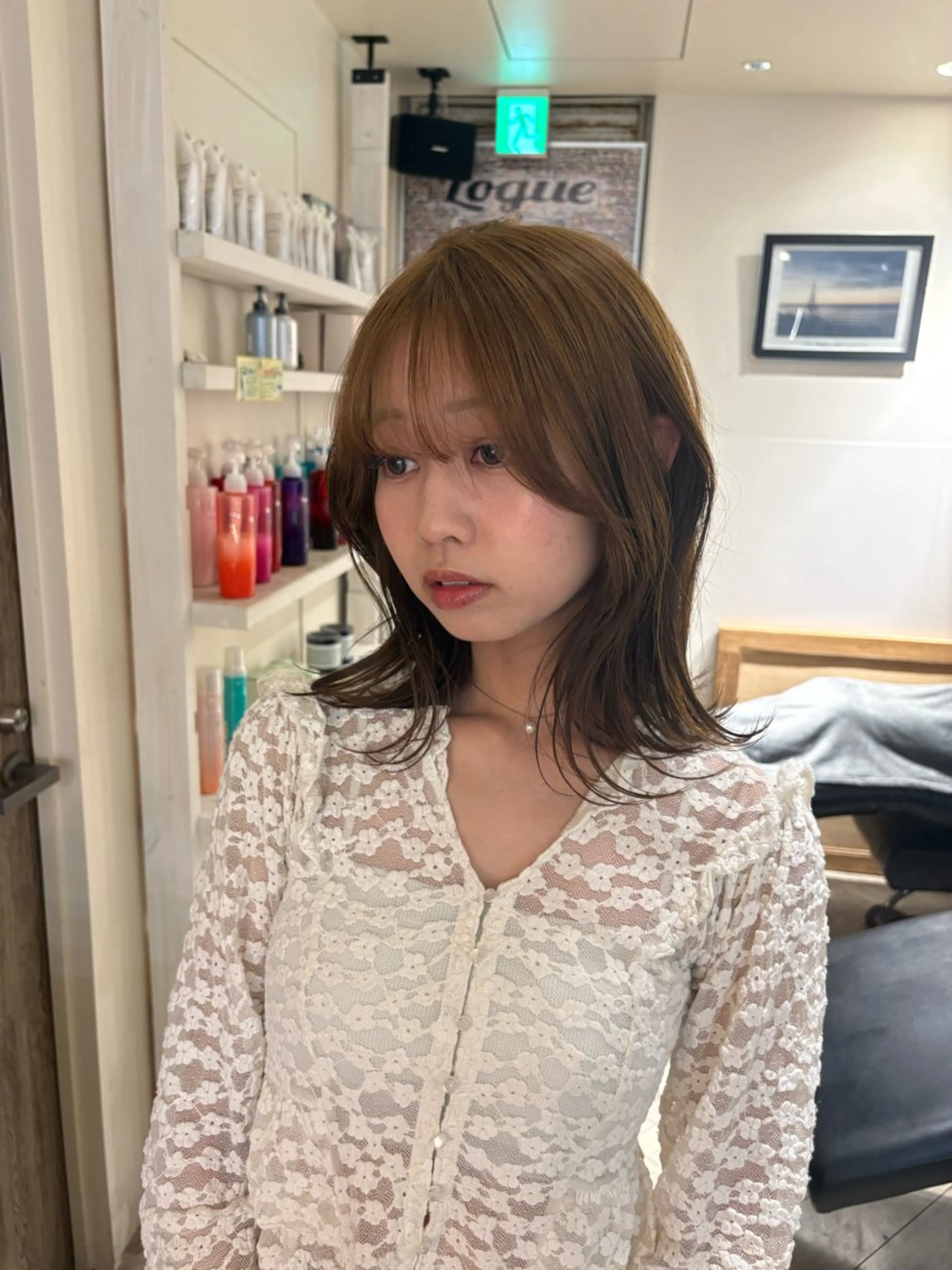 ミディアム ヘアカラー 透明感カラー 🧚‍♂️さえのヘアスタイル